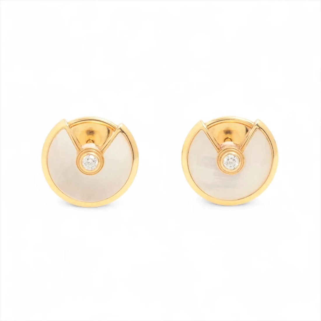 CARTIER AMULETTE DE CARTIER DIAMOND PIERCING JEWELRY 750(YG): Cartier Amulette de Cartier diamond Piercing jewelry 750(YG) Brand: Cartier Type: Piercing jewelry Material: 750(YG) Color: Yellow Gold Size: Height:1.2Length:1.2 Accessories: None Accesso
