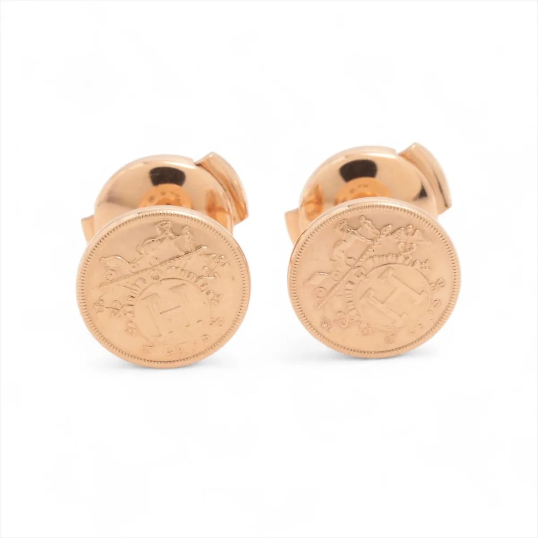 HERMÈS EX-LIBRIS PIERCING JEWELRY 750(PG): Hermès Ex-Libris Piercing jewelry 750(PG) Brand: Hermès Type: Piercing jewelry Material: 750(PG) Color: Pink Gold Size: Height:0.8Length:0.8 Accessories: None Accessories Notice: When purc