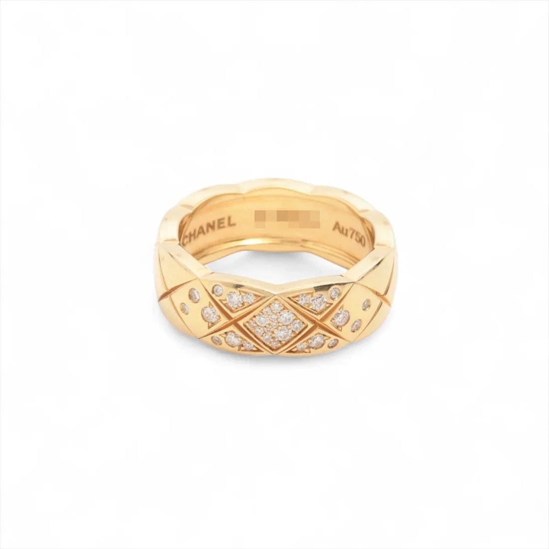 CHANEL COCO CRUSH DIAMOND RING 750(YG): Chanel Coco Crush diamond Ring 750(YG) Brand: Chanel Type: Ring Material: 750(YG) Color: Yellow Gold Size: 5.5 - 5.75 US Accessories: None Accessories Notice: When purchasing pre-owned goo