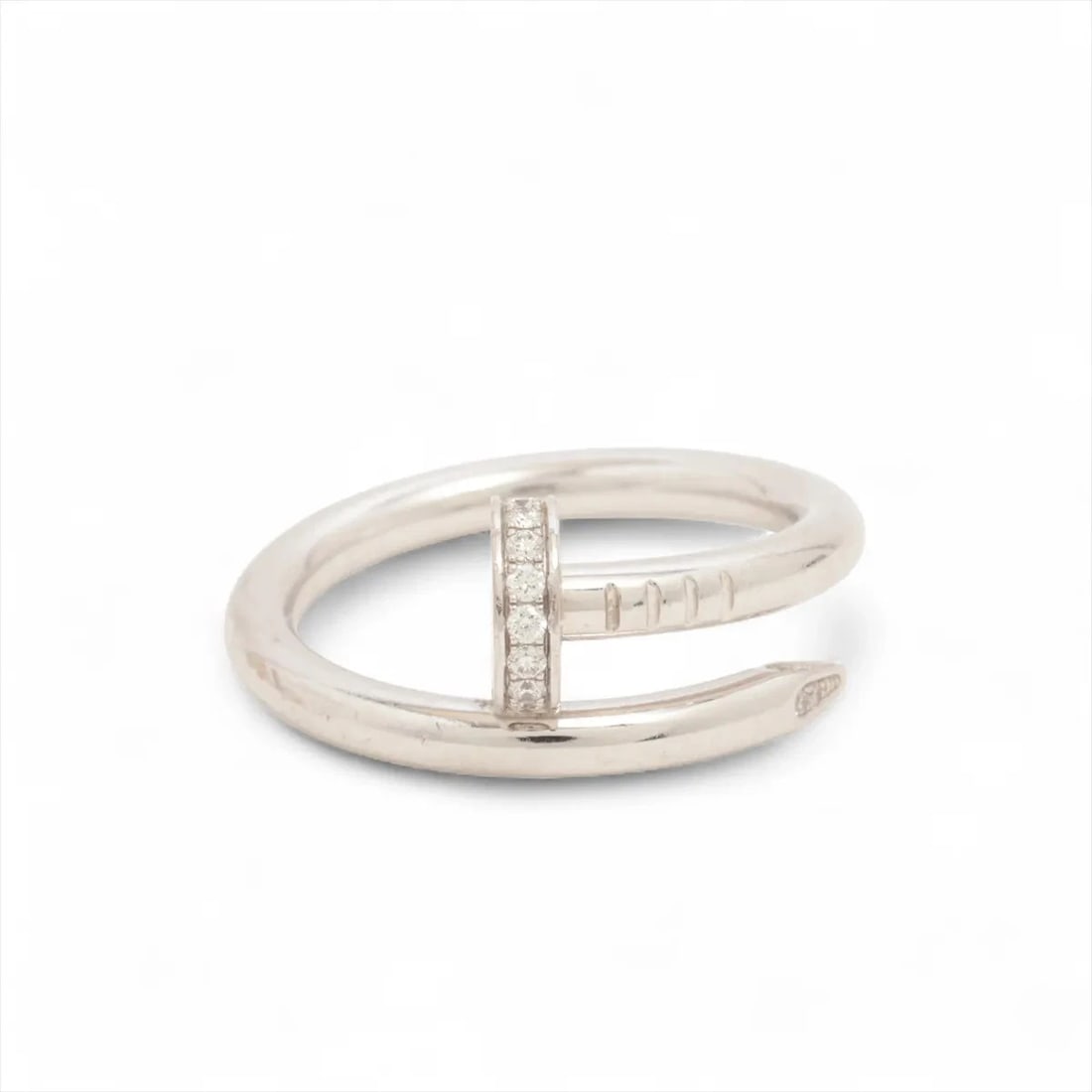 CARTIER JUSTE UN CLOU DIAMOND RING 750(WG) (1 of 2)