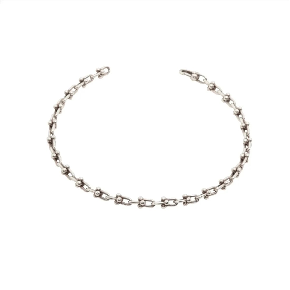 TIFFANY HARDWARE MICRO LINK BRACELET 925 SILVER: Tiffany Hardware Micro Link Bracelet 925 Silver Brand: Tiffany Type: Bracelet Material: 925Silver Color: Silver Size: Bracelet length:18 Accessories: None Accessories Notice: When purchasi