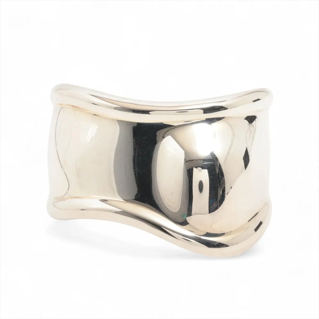 TIFFANY ELSA PERETTI BONE CUFF BANGLE 925 SILVER: Tiffany Elsa Peretti Bone Cuff Bangle 925 Silver Brand: Tiffany Type: Bracelet Material: 925Silver Color: Silver Size: Bracelet length:14.5 Accessories: None Accessories Notice: When purch