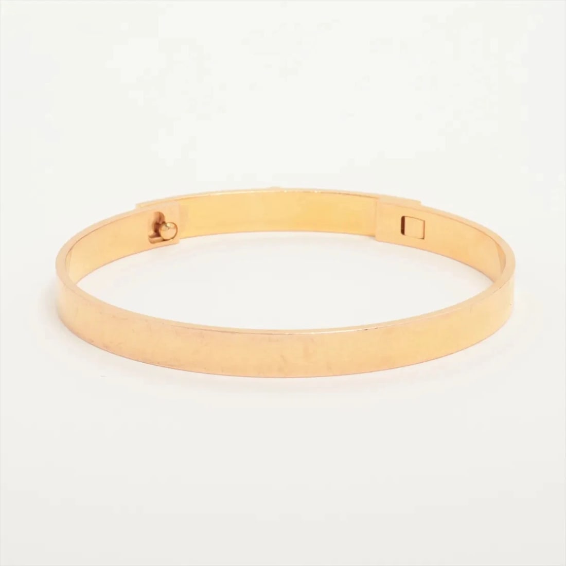 HERMÈS COLLIER DE CHIEN DIAMOND BRACELET 750(PG): Hermès Collier de Chien diamond Bracelet 750(PG) Brand: Hermès Type: Bracelet Material: 750(PG) Color: Pink Gold Size: Bracelet length:15.2 Accessories: None Accessories Notice: When
