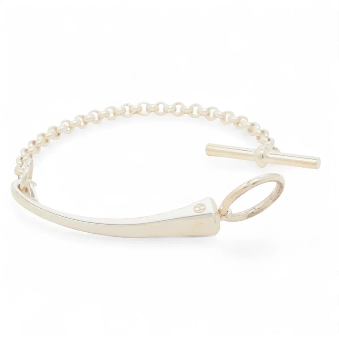 HERMÈS CLUDESFORGES BRACELET 925 SILVER: Hermès Cludesforges Bracelet 925 Silver Brand: Hermès Type: Bracelet Material: 925Silver Color: Silver Size: Bracelet length:16 Accessories: None Accessories Notice: When purchasing