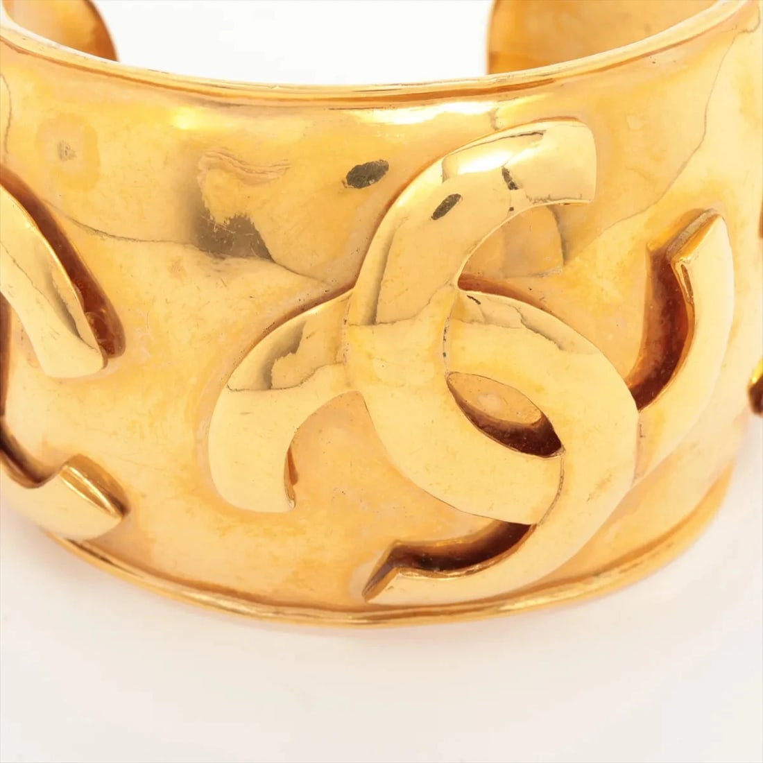 CHANEL COCO MARK BANGLE 925 GOLD - 3