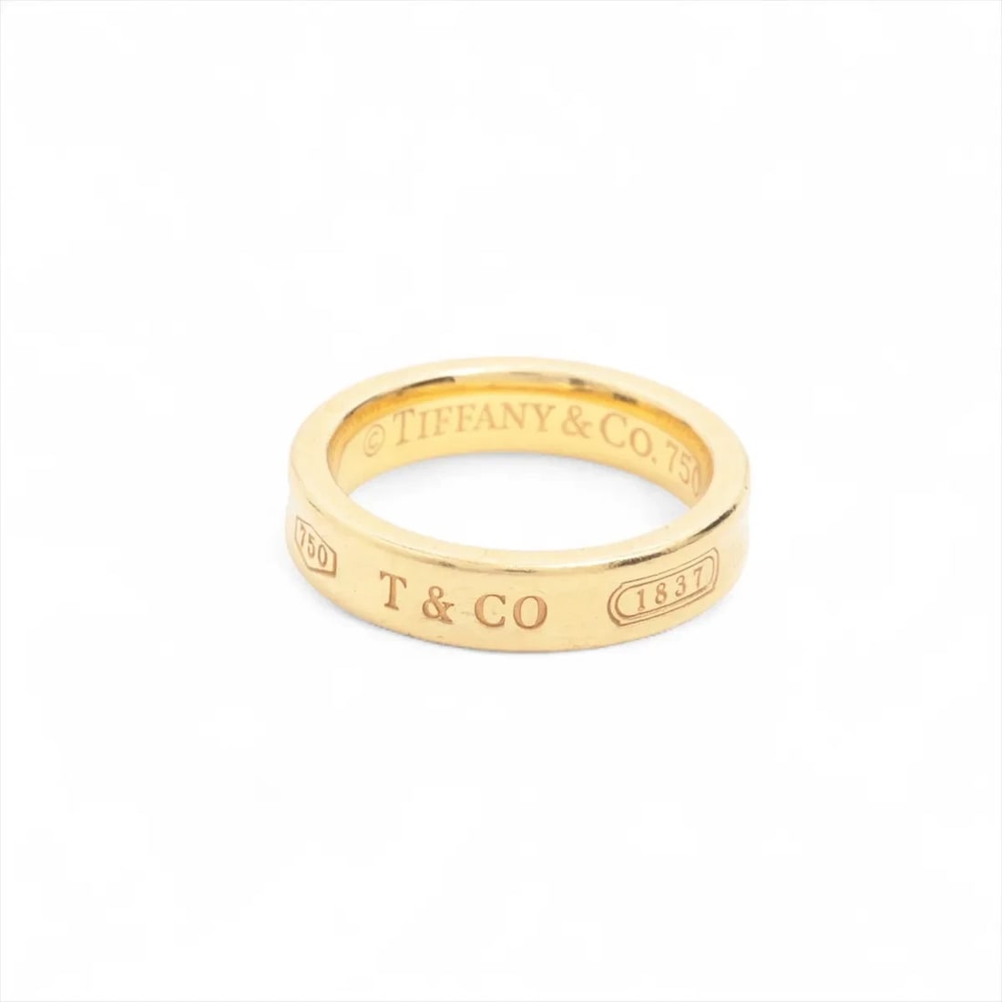 TIFFANY NARROW RING 750(YG) (1 of 4)