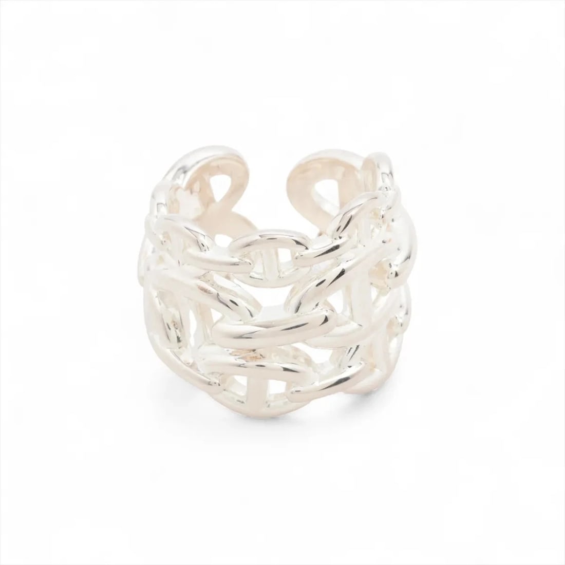 HERMÈS CHAÎNE D'ANCRE ENCHAINEE RING 925 SILVER (1 of 2)