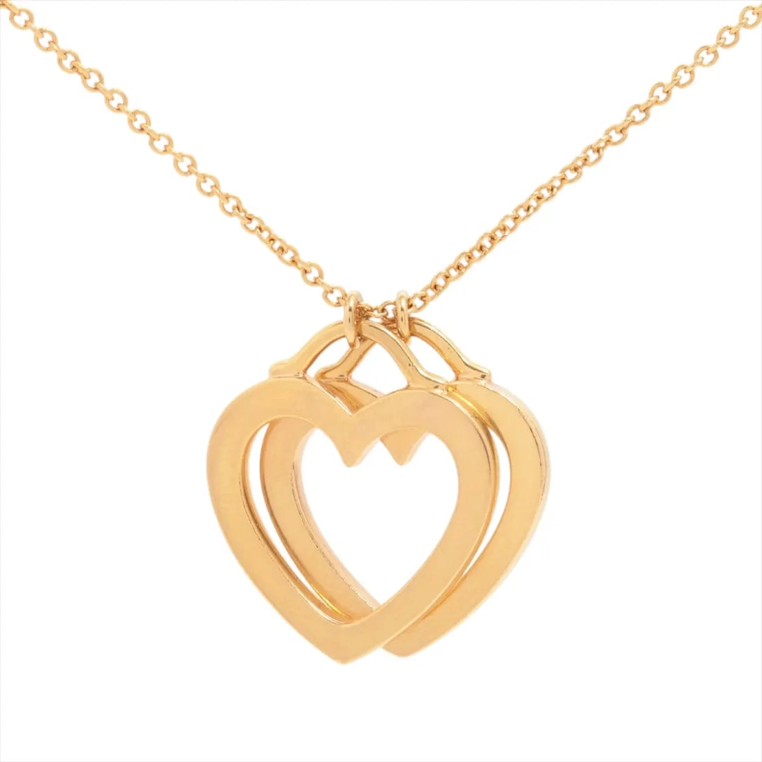 TIFFANY SENTIMENTAL HEART NECKLACE 750(YG): Tiffany Sentimental Heart Necklace 750(YG) Brand: Tiffany Type: Necklace Material: 750(YG) Color: Yellow Gold Size: Chain length:41.2 Accessories: None Accessories Notice: When purchasing