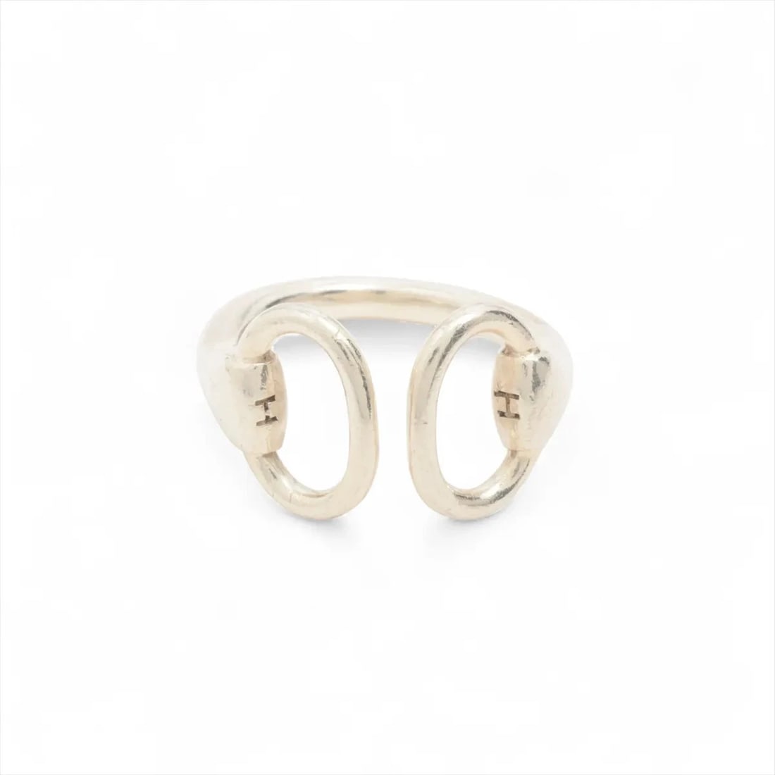 HERMÈS NAUSICAA RING 925 SILVER: Hermès Nausicaa Ring 925 Silver Brand: Hermès Type: Ring Material: 925silver Color: Silver Size: 6 US Accessories: None Accessories Notice: When purchasing pre-owned goods, please refer to