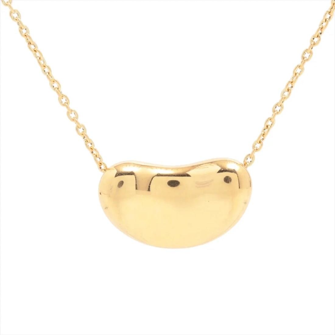 TIFFANY BEAN NECKLACE 750(YG)×18K(YG): Tiffany Bean Necklace 750(YG)×18K(YG) Brand: Tiffany Type: Necklace Material: 750(YG)×18K(YG) Color: Yellow Gold Size: Chain length:40.2 Accessories: None Accessories Notice: When purchasi