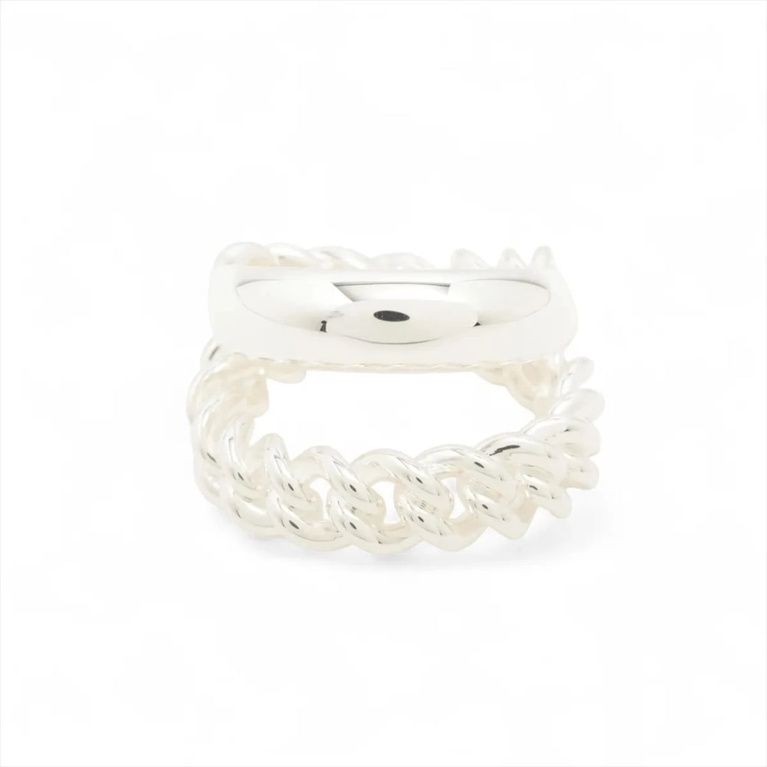 HERMÈS BOOKLE SERIE RING 925 SILVER: Hermès Bookle Serie Ring 925 Silver Brand: Hermès Type: Ring Material: 925 Color: Silver Size: 6 US Accessories: None Accessories Notice: When purchasing pre-owned goods, please refer to t