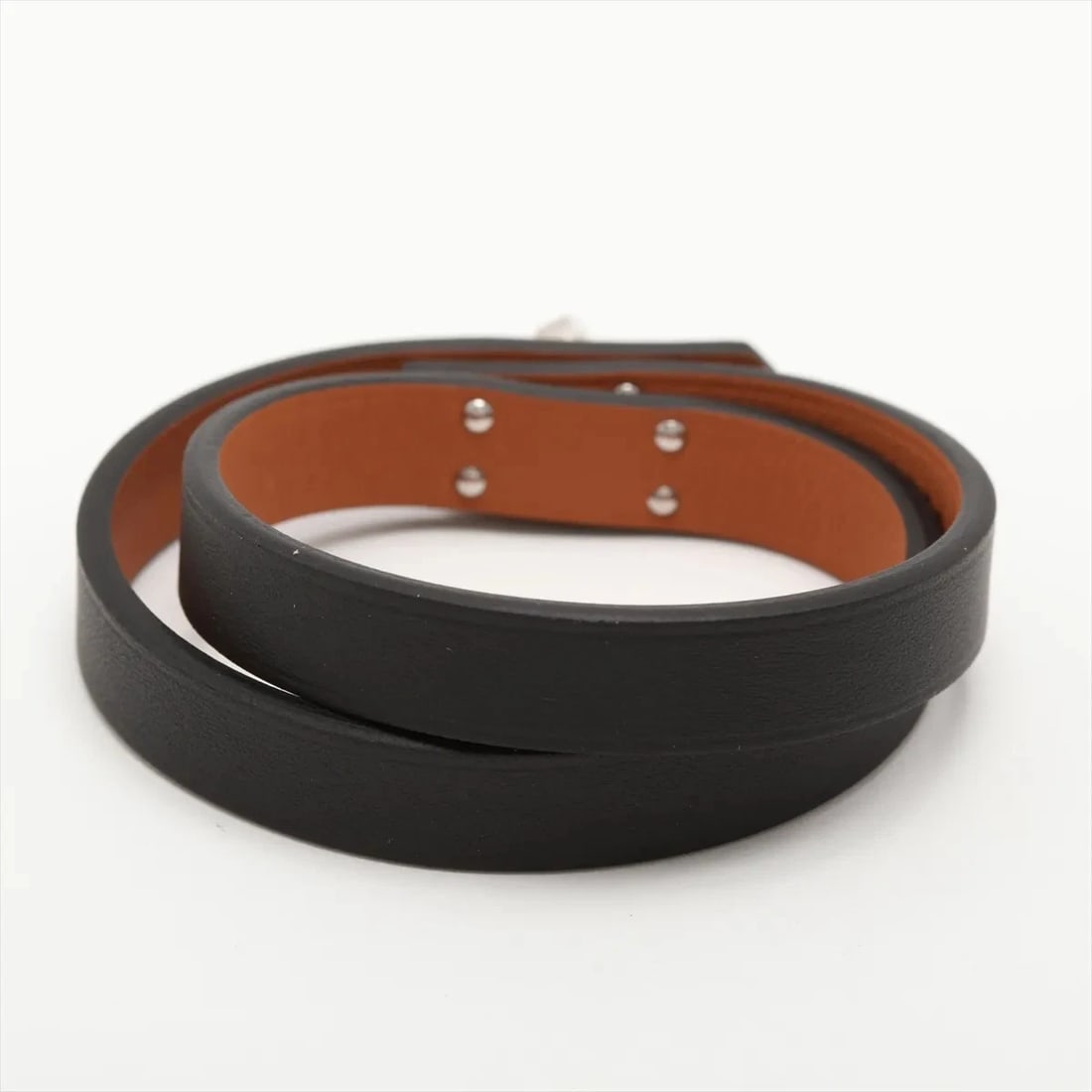 HERMÈS KELLY BRACELET DUBLETOUR BRACELET T2 GP & LEATHER BLACK: Hermès Kelly Bracelet Dubletour Bracelet T2 GP & Leather Black Brand: Hermès Type: Bracelet Material: GP & Leather Color: Black × Brown Size: Bracelet length:14 Accessories: None