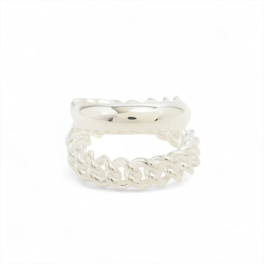 HERMÈS BOOKLE SERIE RING 925 SILVER: Hermès Bookle Serie Ring 925 Silver Brand: Hermès Type: Ring Material: 925 Color: Silver Size: 7.75 - 8 US Accessories: None Accessories Notice: When purchasing pre-owned goods, please ref