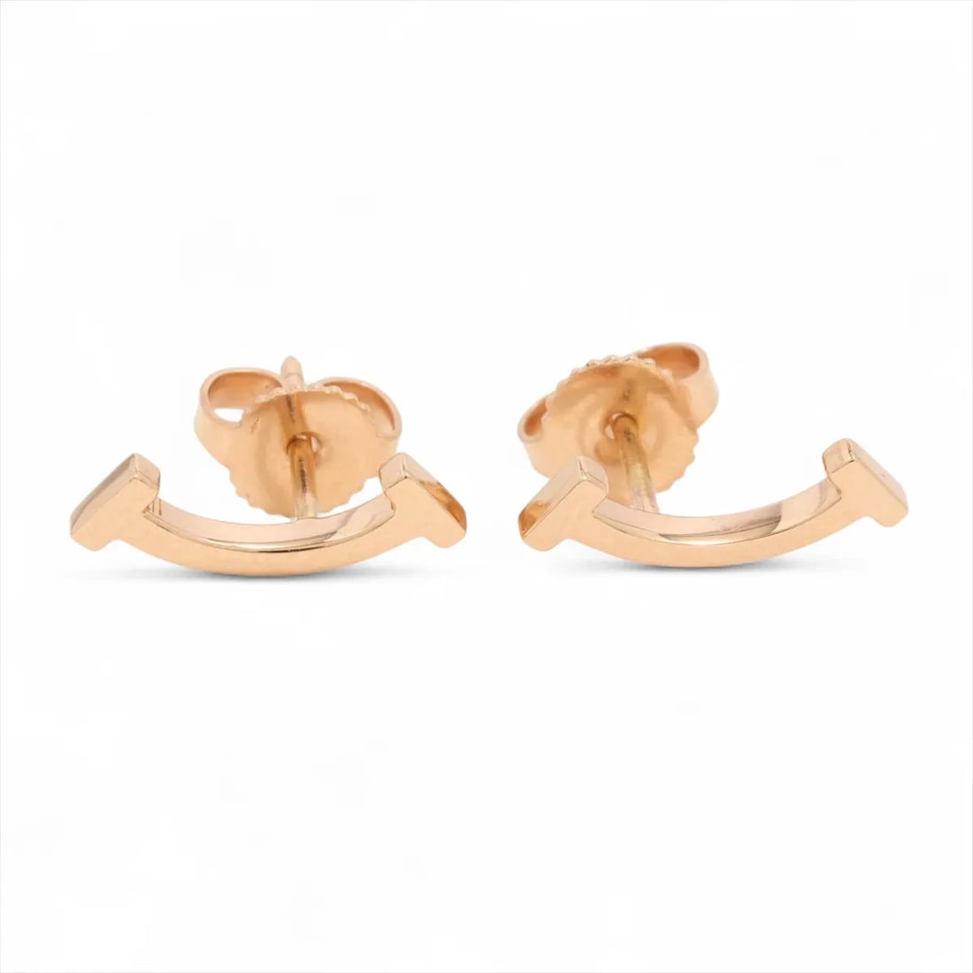TIFFANY T SMILE PIERCING JEWELRY 750(PG): Tiffany T Smile Piercing jewelry 750(PG) Brand: Tiffany Type/Style: Piercing jewelry Material: 750(PG), Color: PG Size: Size(CM) Height:0.5 Length:1.3 Accessories: None Accessories Notice: