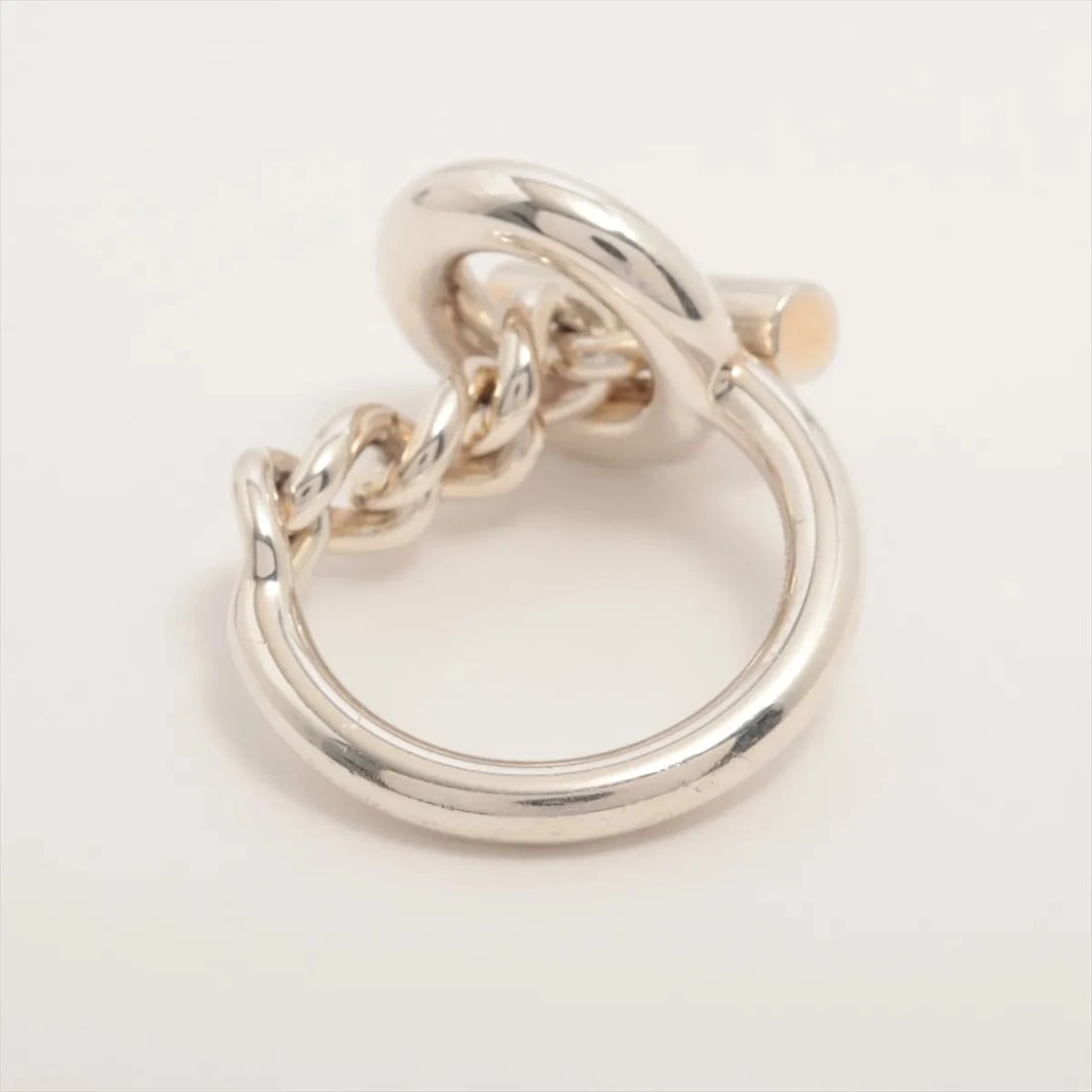 HERMES CROISET RING SILVER - 2