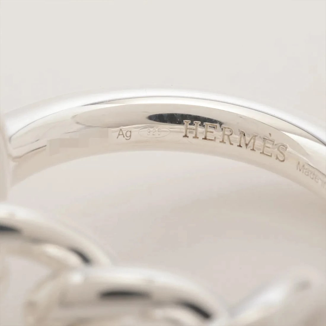 HERMES CROISET RING 925 SILVER - 3