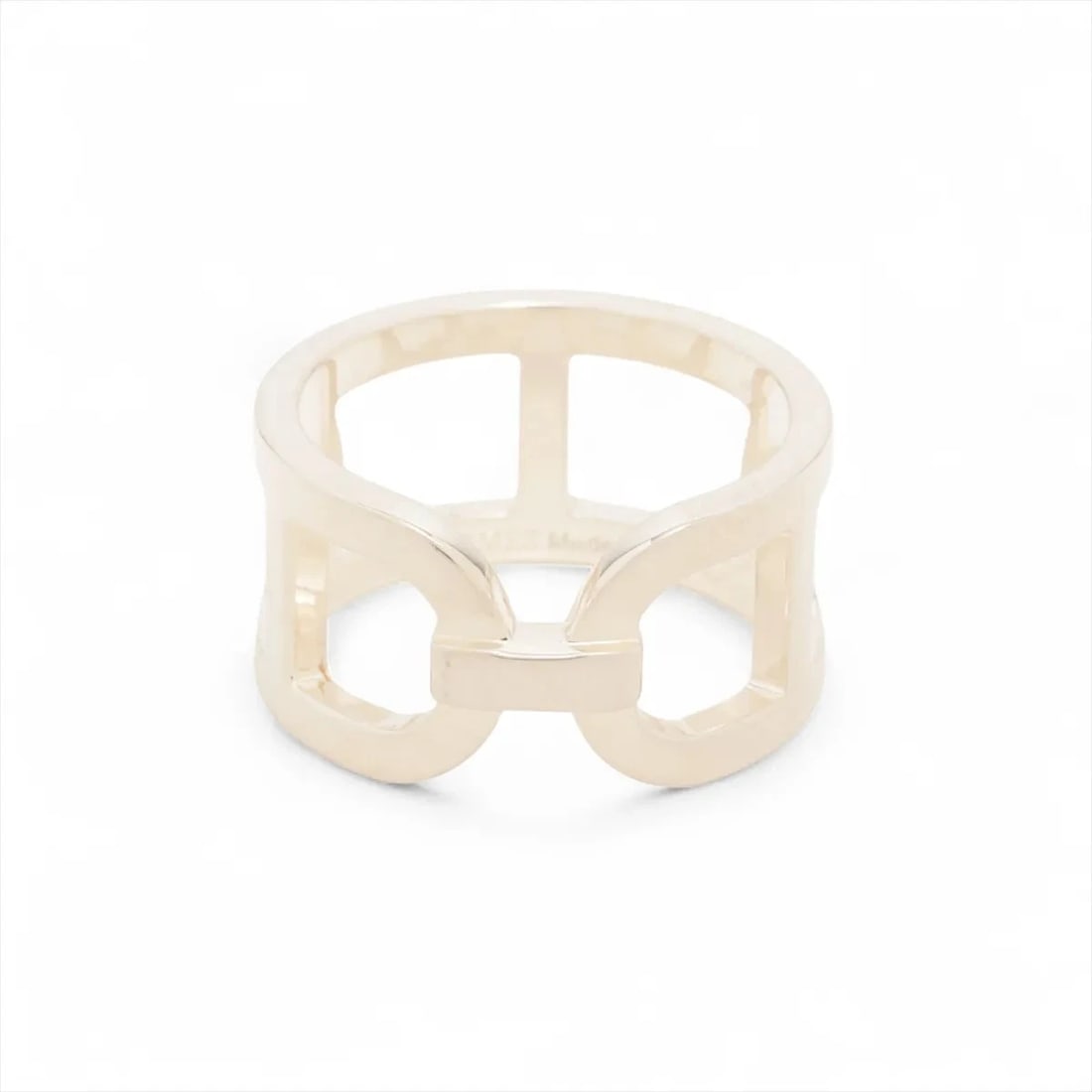 HERMES EVER CHAINE D'ANCRE RING 925 SILVER: Hermes Ever Chaine D'Ancre Ring 925 Silver Brand: Hermes Type/Style: Ring Material: 925, Color: Silver Size: 7.25 US Accessories: None Accessories Notice: When purchasing pre-owned goods,