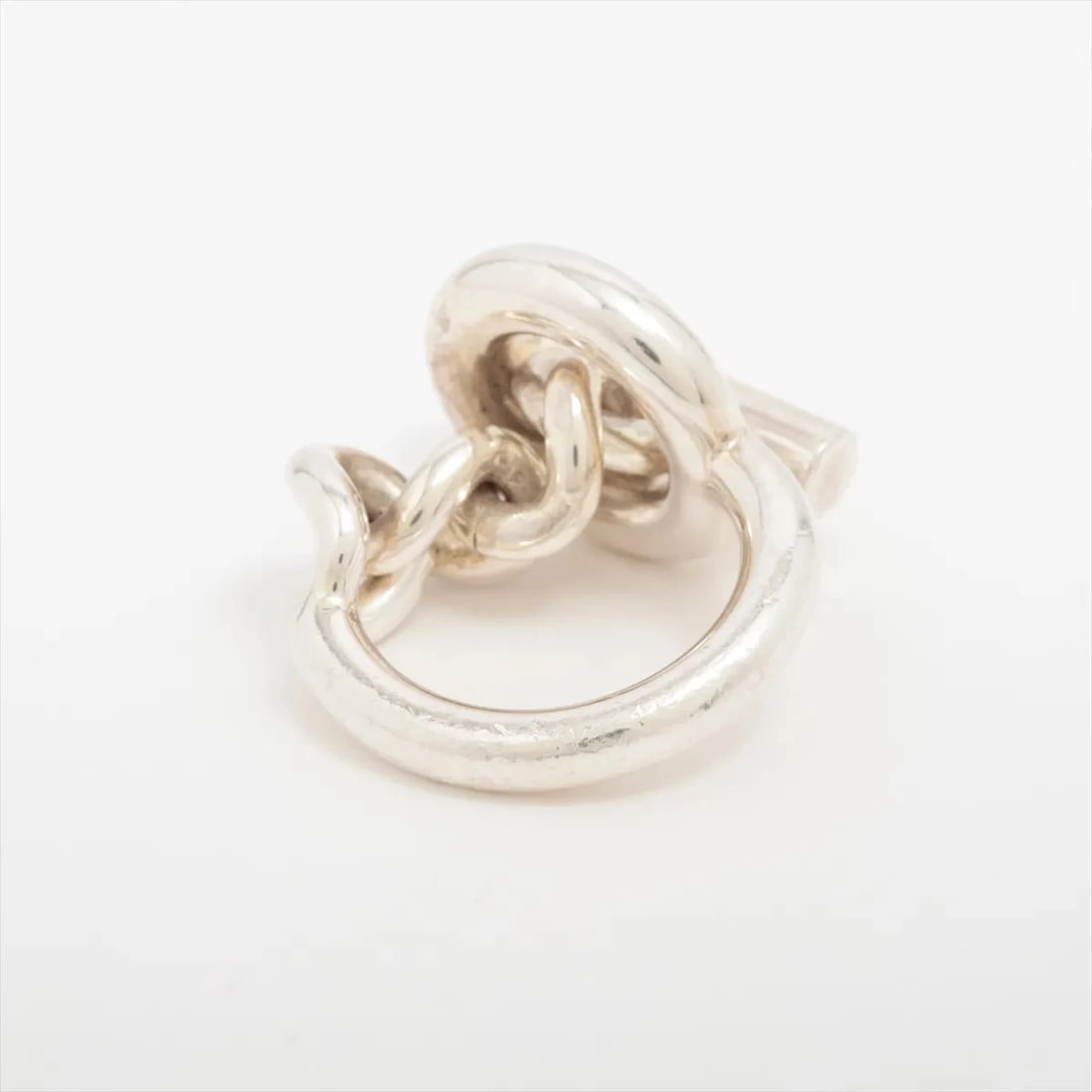 HERMES CROISET RING SILVER - 2