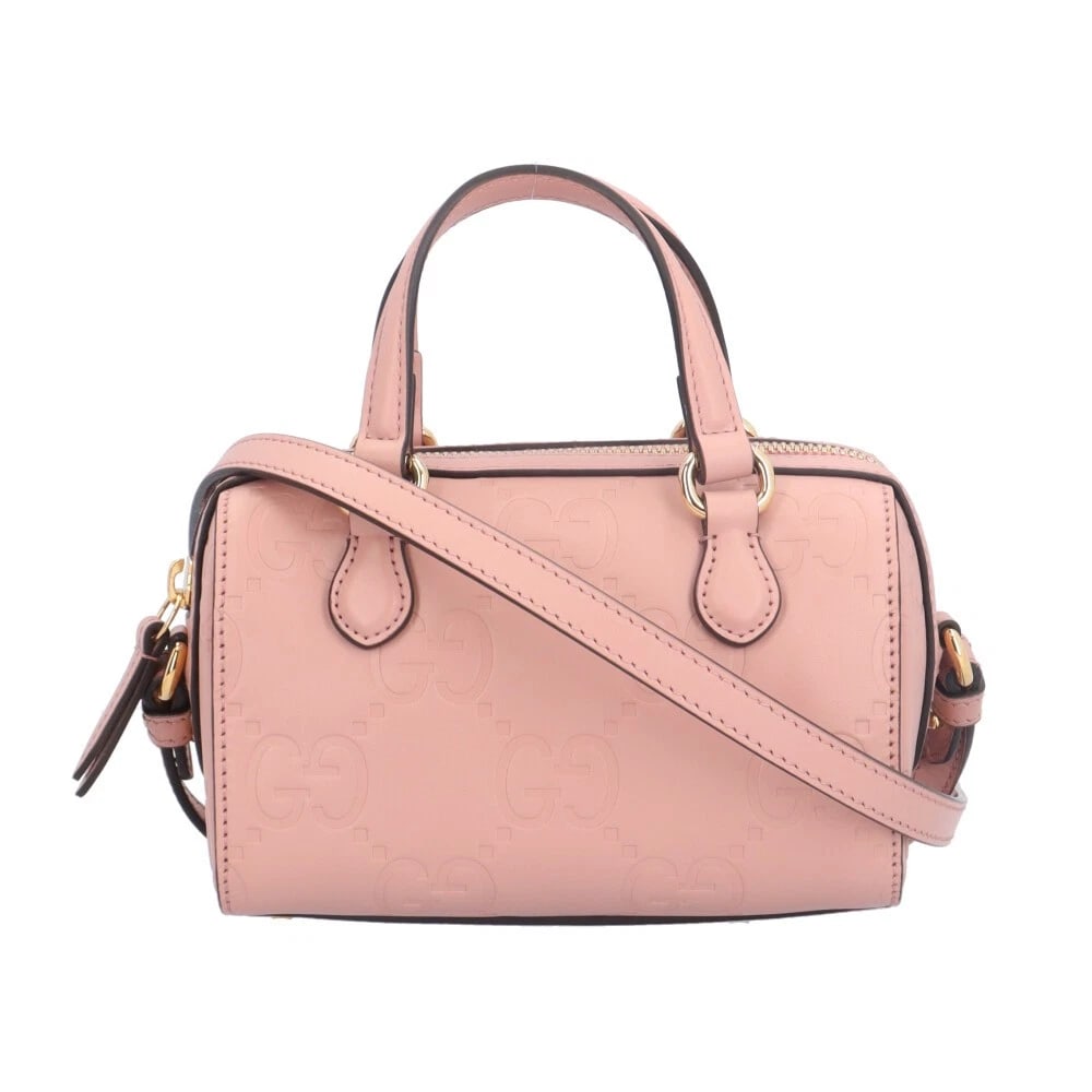 GUCCI SHOULDER BAG CROSS BODY LEATHER: GUCCI Shoulder Bag Cross Body leather Brand: GUCCI Type: Shoulder Bag Material/Exterior Material: leather Color/Exterior Color: pink Size: W6.1 x H3.9 x D3.7inch Handle:7.9inch