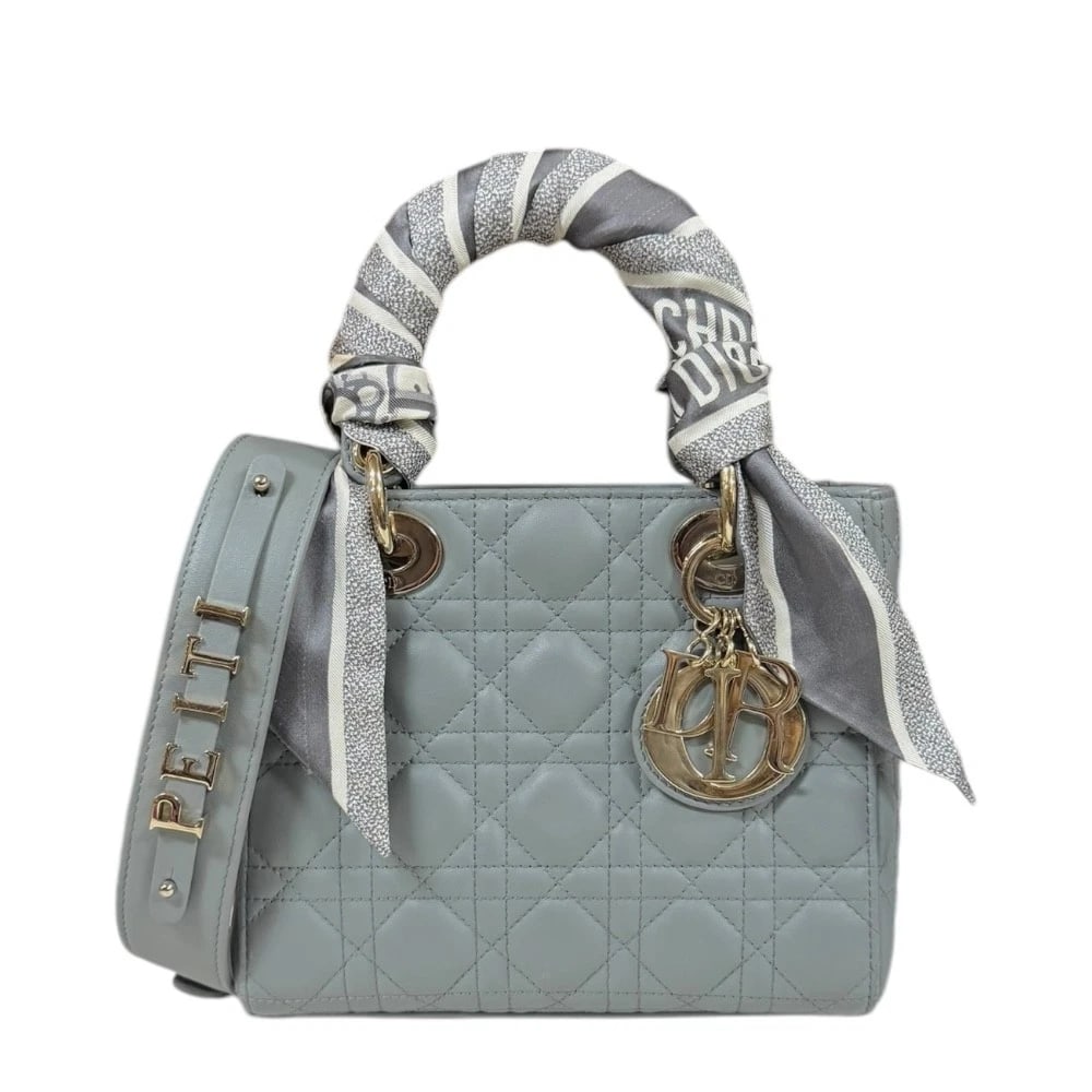 DIOR SHOULDER BAG CROSS BODY LAMBSKIN: Dior Shoulder Bag Cross Body lambskin Brand: Dior Type: Shoulder Bag Material/Exterior Material: lambskin Color/Exterior Color: gray Size: W7.9 x H6.7 x D3.1inch Handle:8.3inch