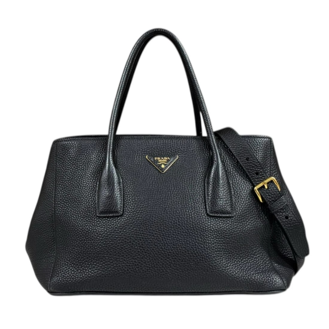 PRADA SHOULDER BAG CROSS BODY LEATHER 2WAY: PRADA Shoulder Bag Cross Body leather 2way Brand: PRADA Type: Shoulder Bag Material/Exterior Material: leather Color/Exterior Color: black / NERO Size: W13.4 x H8.9 x D8.3inch Handle:15.4inch