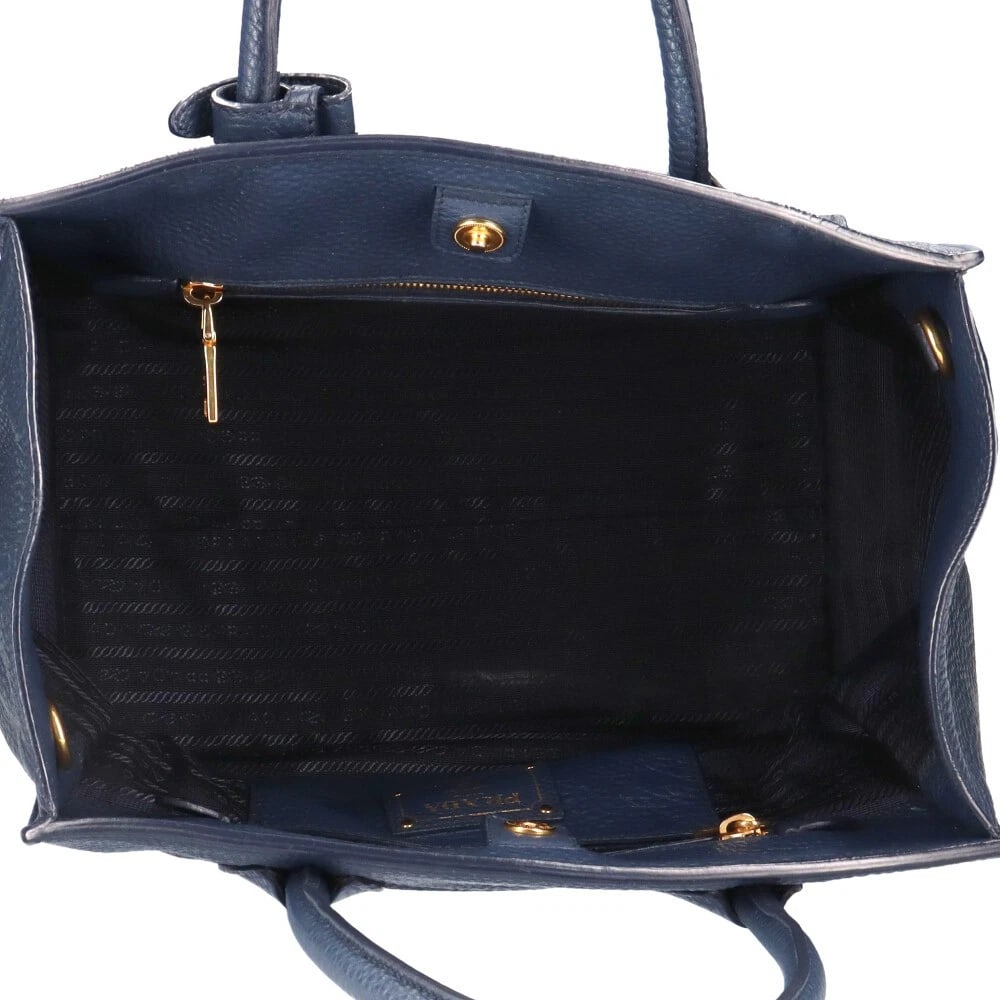 PRADA HANDBAG LEATHER 2WAY - 5