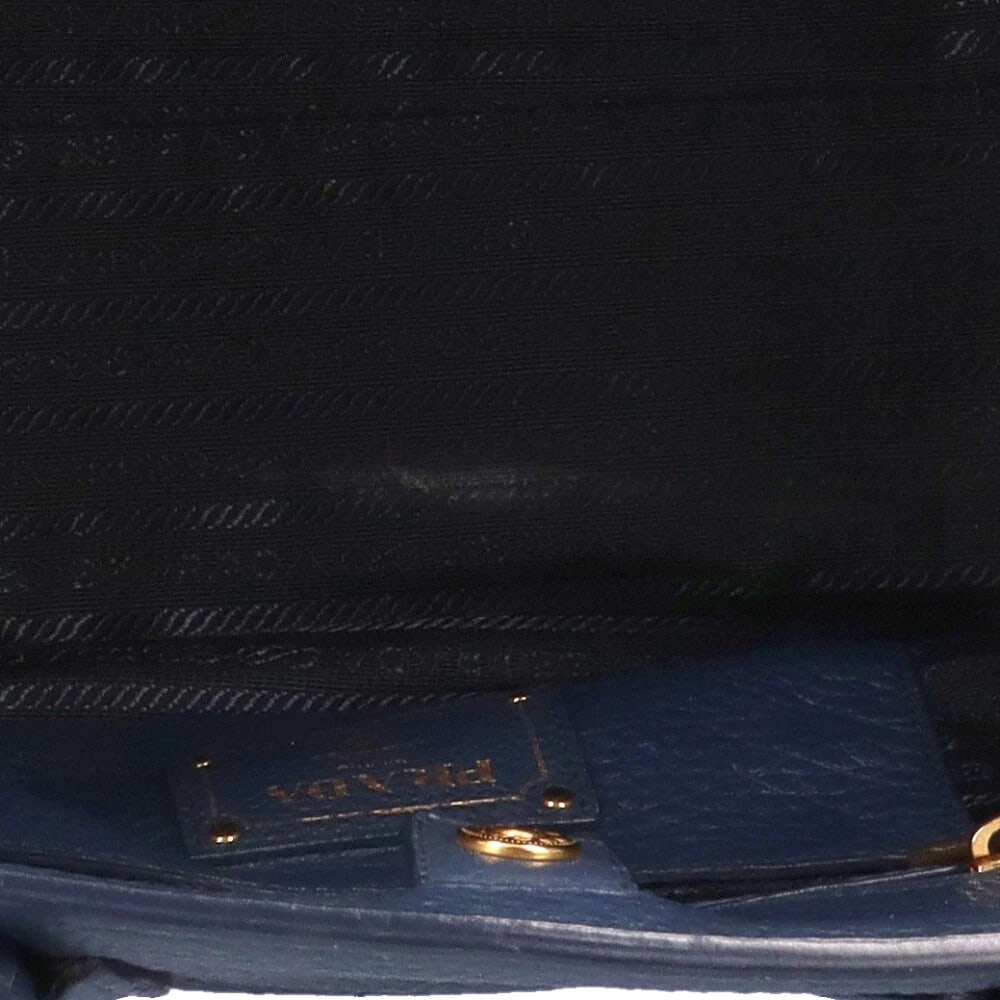 PRADA HANDBAG LEATHER 2WAY - 8