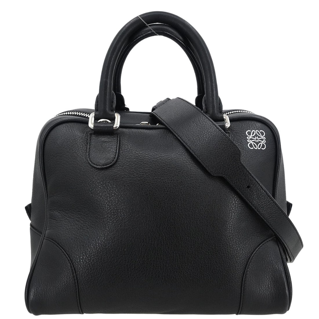 LOEWE BLACK AMAZONA HANDBAG (1 of 10)