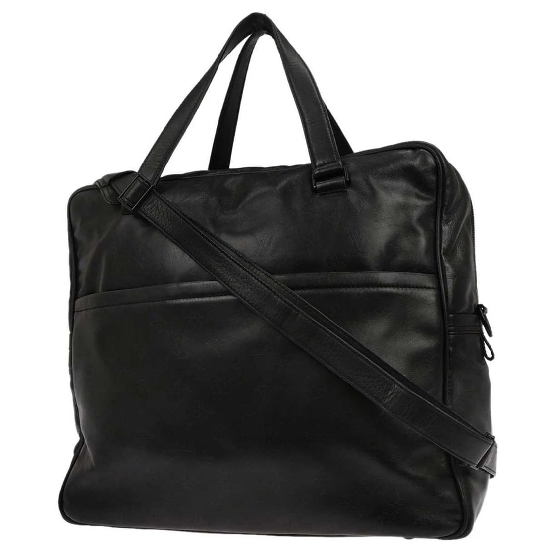 LOUIS VUITTON BLACK MONOGRAM DIFFILLE UPTON 2WAY HANDBAG - 2