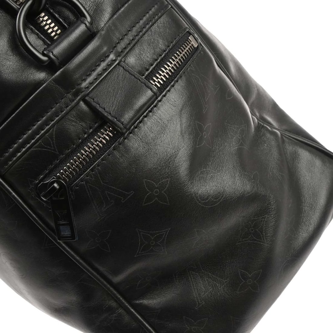 LOUIS VUITTON BLACK MONOGRAM DIFFILLE UPTON 2WAY HANDBAG - 7