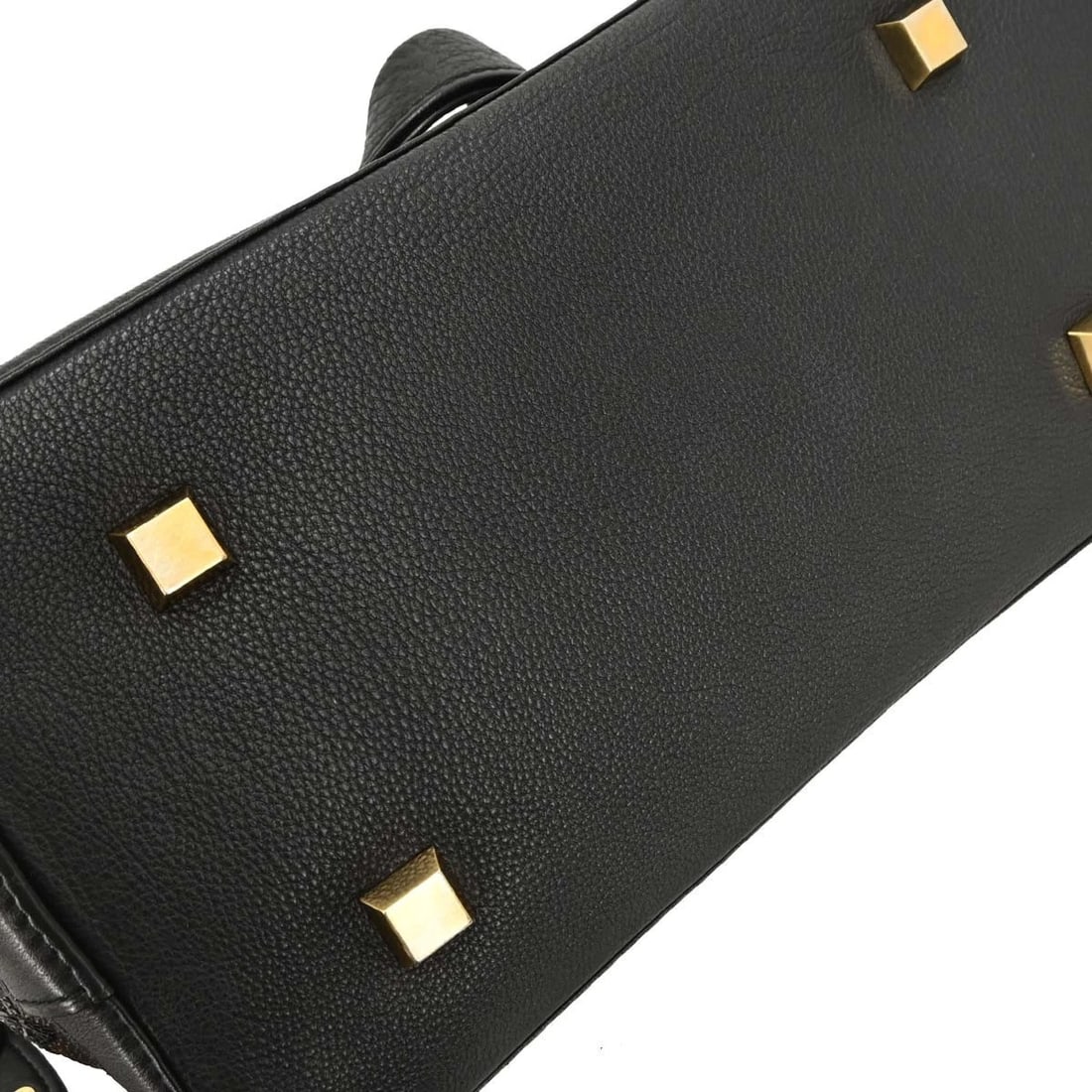 LOUIS VUITTON BLACK MONOGRAM ECLIPSE ALMA HANDBAG - 6