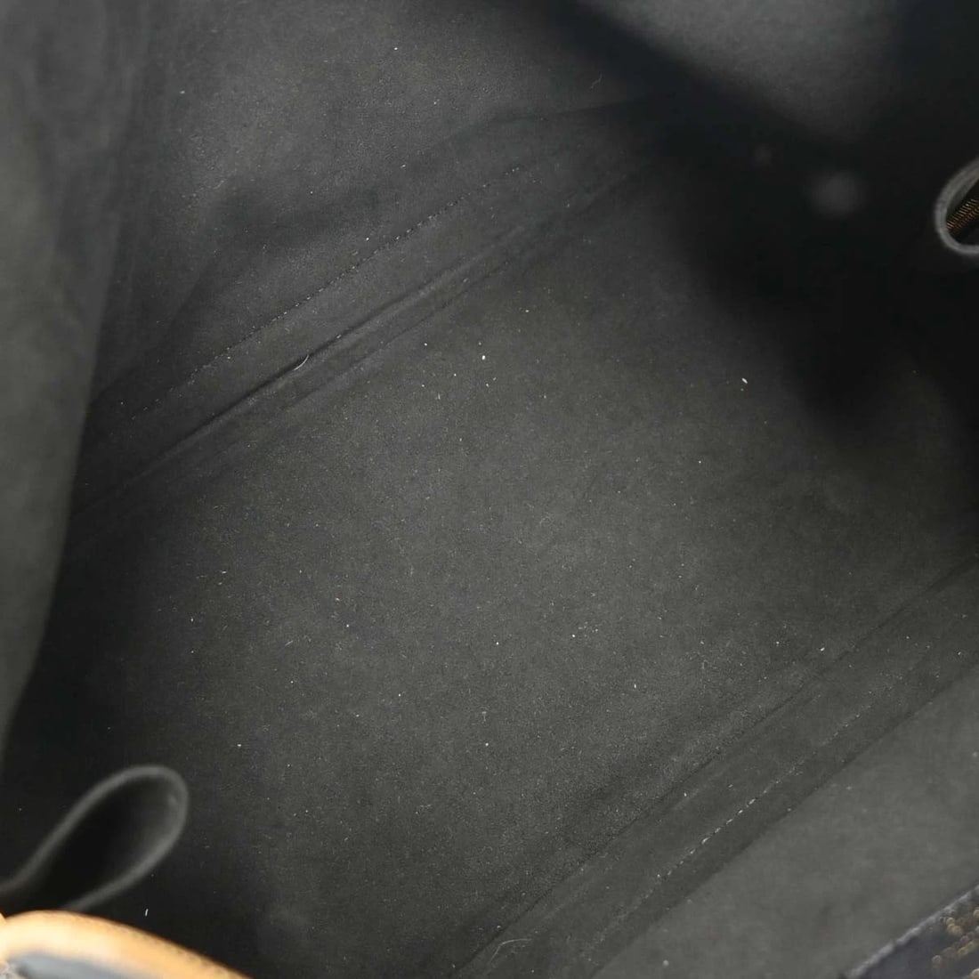 LOUIS VUITTON BLACK MONOGRAM ECLIPSE ALMA HANDBAG - 8