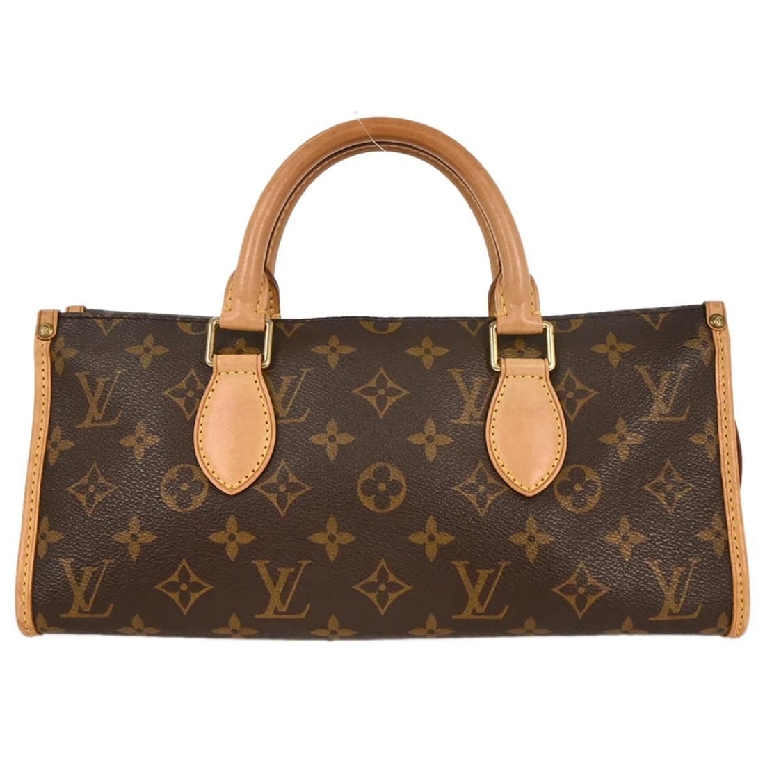 LOUIS VUITTON MONOGRAM POPINCOURT HANDBAG: Louis Vuitton Monogram Popincourt Handbag Brand: Louis Vuitton Type: Top Handle Bag Material/Exterior Material: Monogram Canvas, Leather Color/Exterior Color: Brown Size: W 11.8 x H 5.1 x D 4.3 "