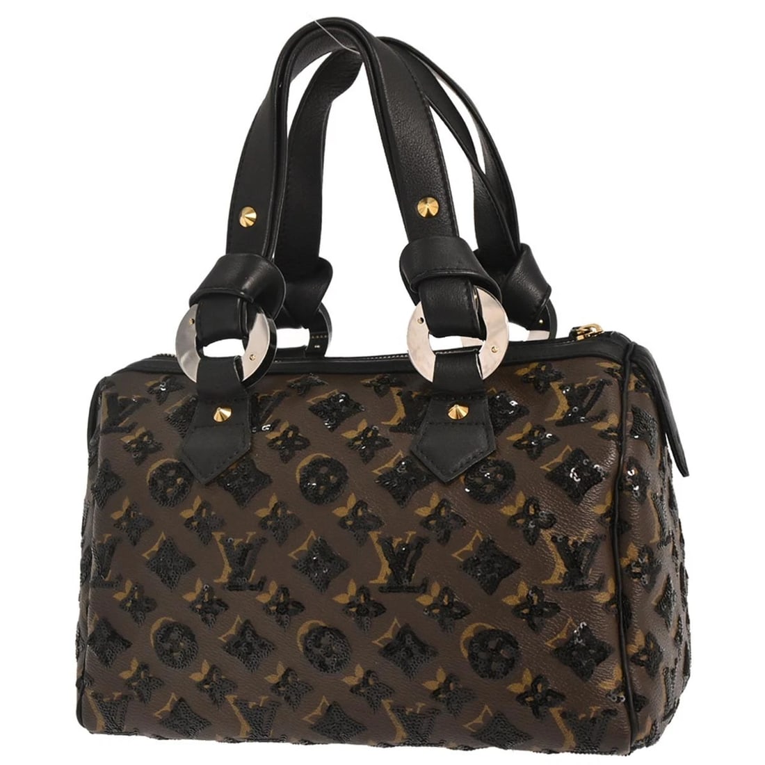 LOUIS VUITTON MONOGRAM ECLIPSE SPEEDY HANDBAG - 2