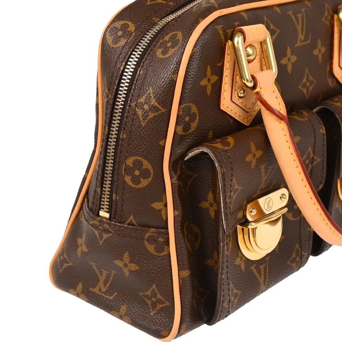 LOUIS VUITTON MONOGRAM MANHATTAN PM HANDBAG - 3