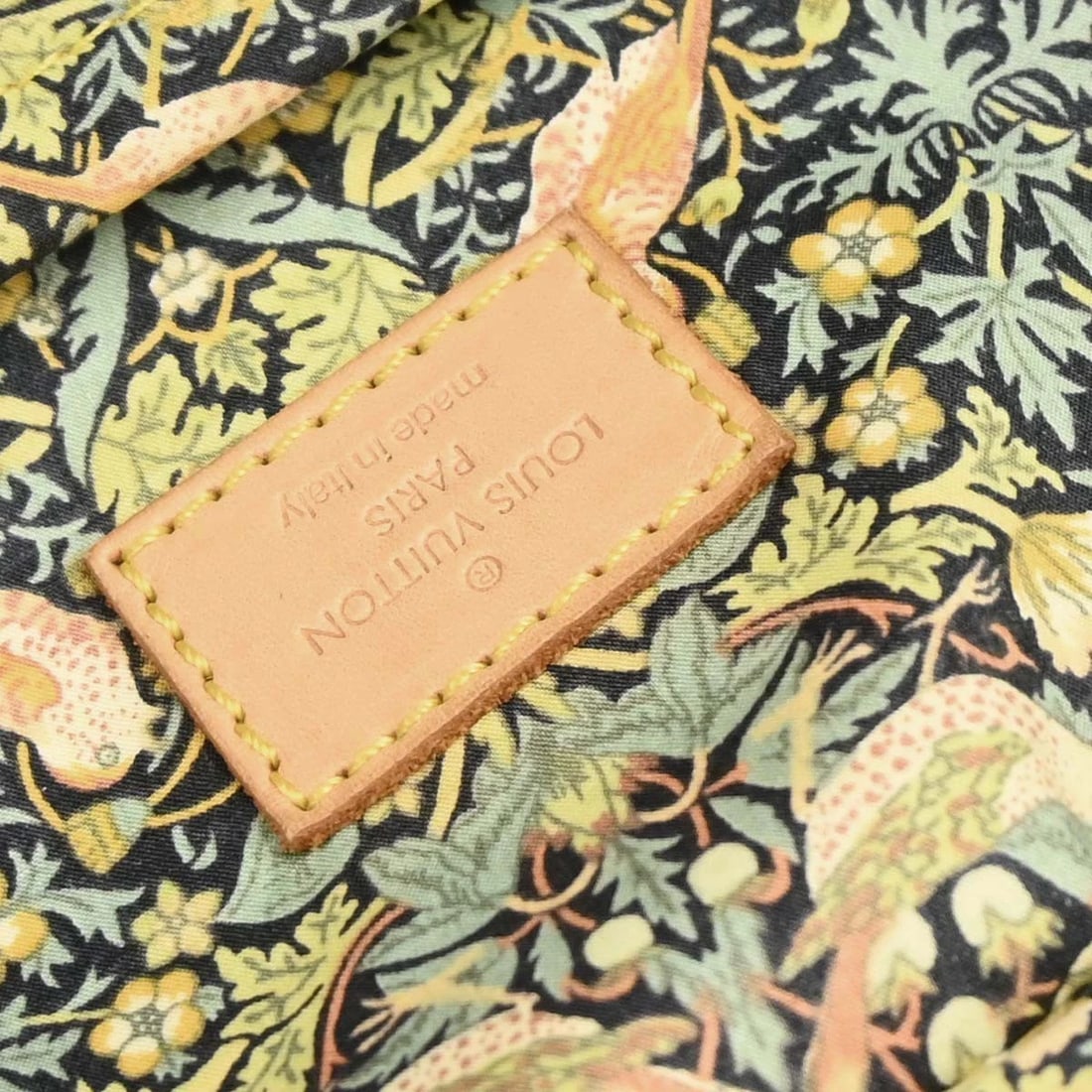 LOUIS VUITTON GRAY MONOGRAM DENIM PATCHWORK BOWLY HANDBAG - 8