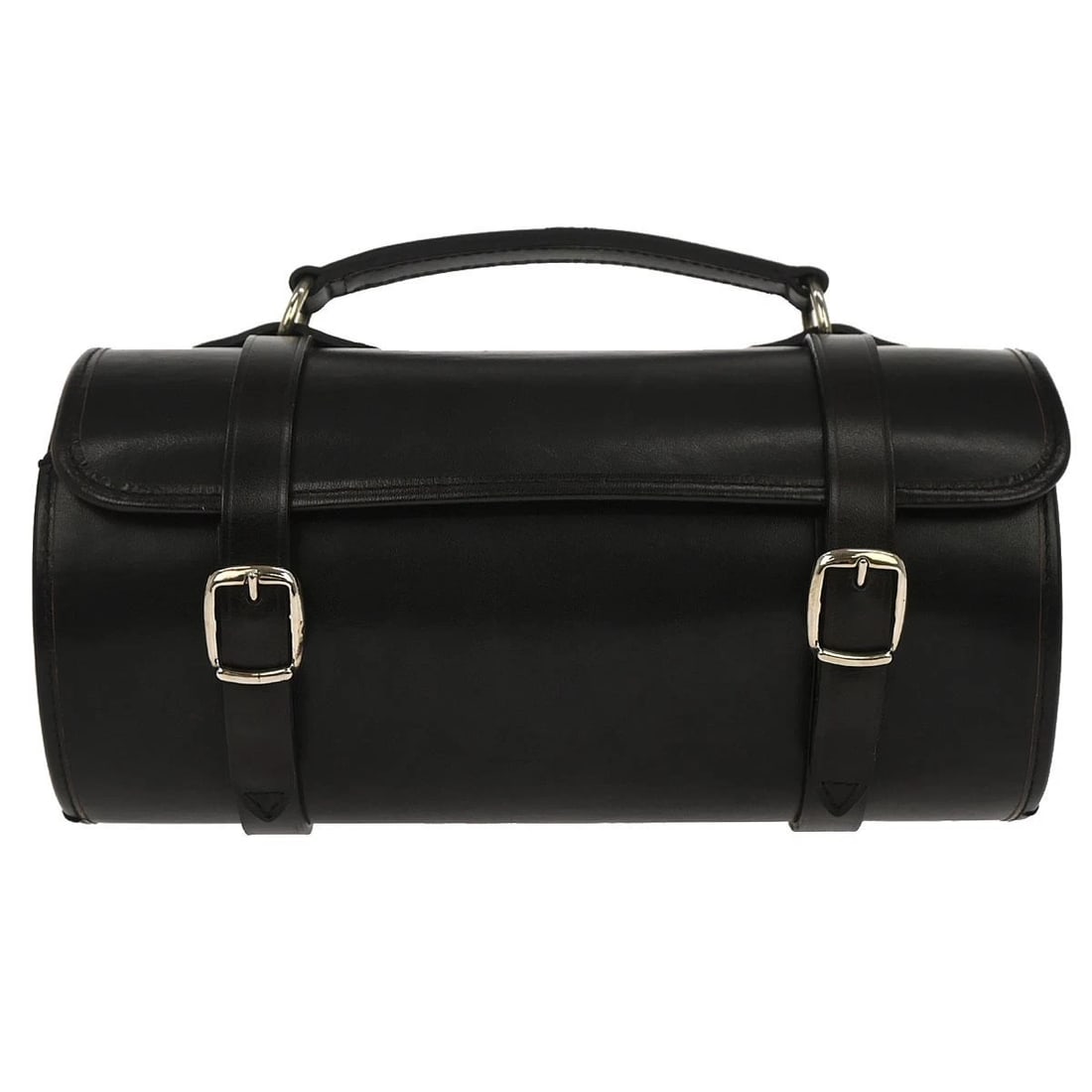 CHANEL BLACK CALFSKIN HANDBAG: Chanel Black Calfskin Handbag Brand: CHANEL Type: Top Handle Bag Material/Exterior Material: Calfskin Leather Color/Exterior Color: Black Size: W 10.2 x H 5.1 x D 5.1 " Handle Drop. 1.2 " 