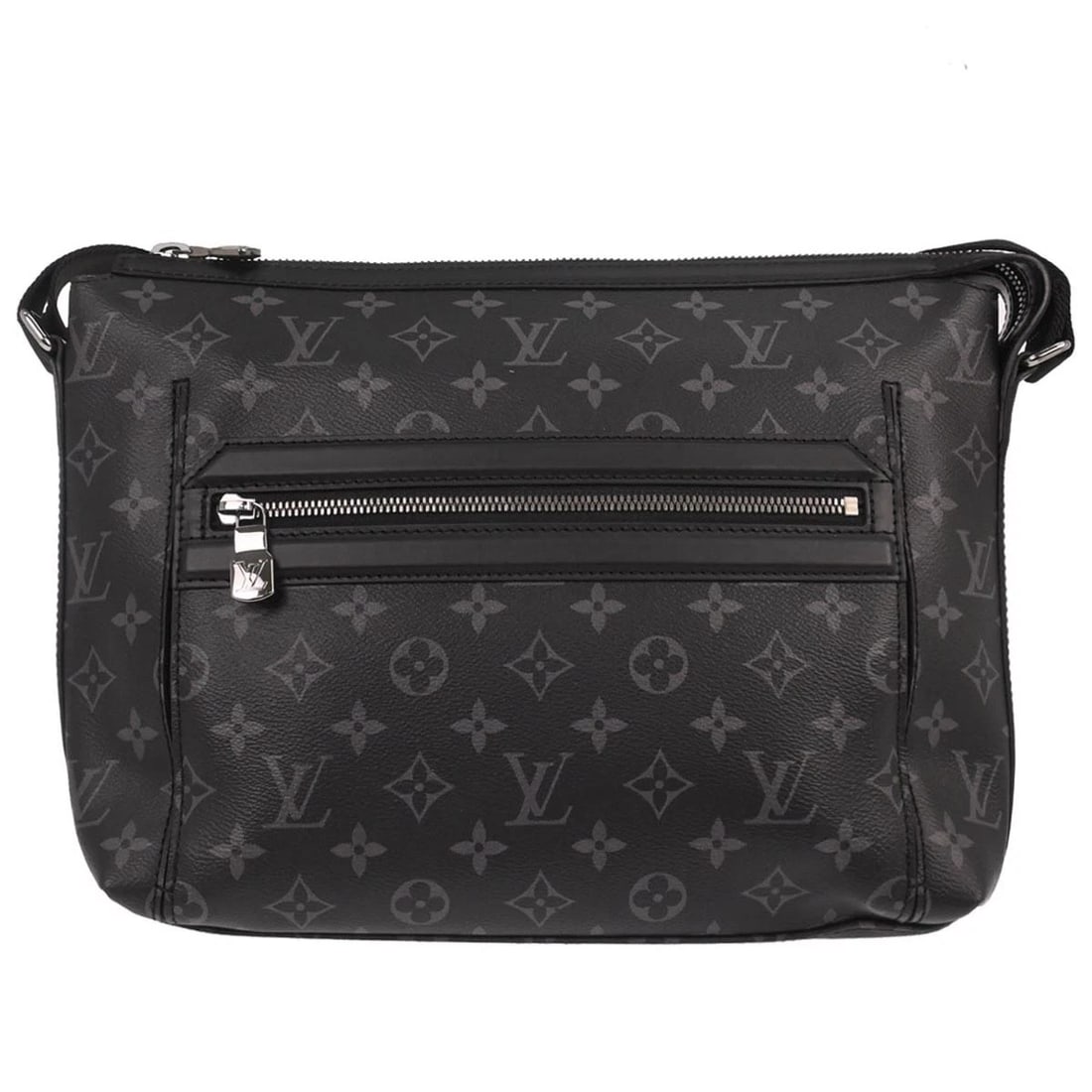LOUIS VUITTON MONOGRAM ODYSSEY MESSENGER PM SHOULDER BAG: Louis Vuitton Monogram Odyssey Messenger PM Shoulder Bag Brand: Louis Vuitton Type: Shoulder Bag Material/Exterior Material: Monogram Eclipse Canvas, Leather Color/Exterior Color: Black Size: W 11