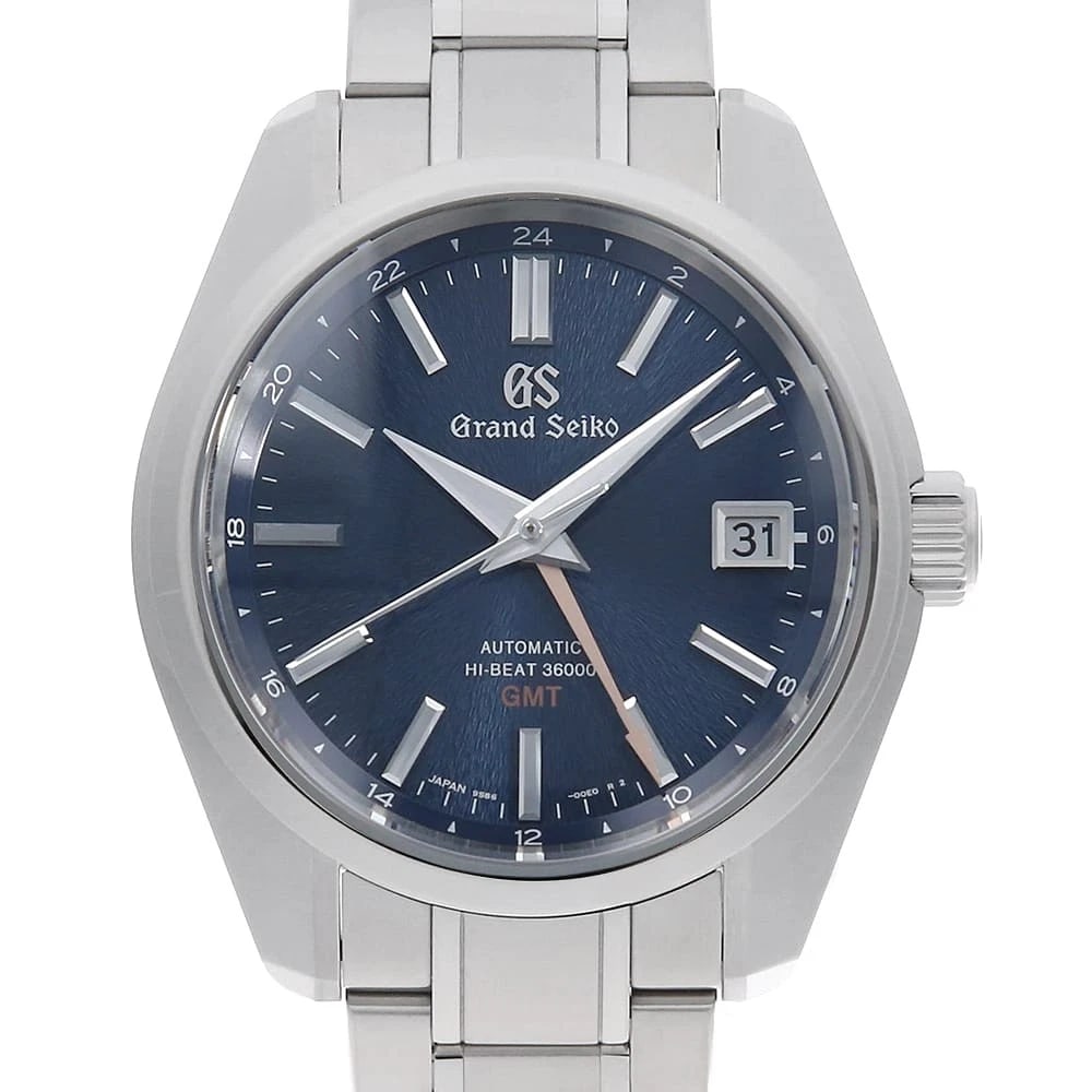 GRAND SEIKO HERITAGE COLLECTION HI BEAT GMT: Grand Seiko Heritage Collection Hi Beat GMT Brand: Grand Seiko Type: Wrist watch Material: Band MaterialStainless Steel, Case MaterialStainless Steel Color: Blue Size: Case:W40mm Circumference