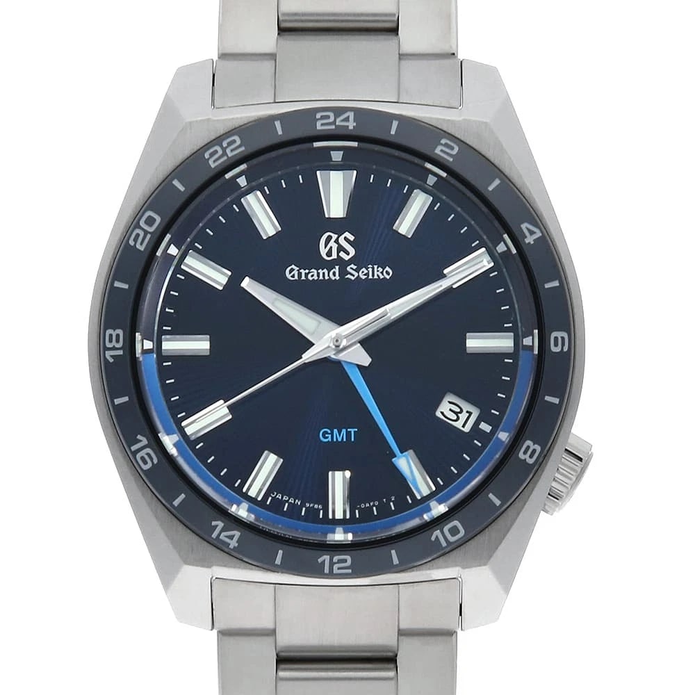 GRAND SEIKO SPORTS COLLECTION: Grand Seiko Sports Collection Brand: Grand Seiko Type: Wrist watch Material: Band MaterialStainless Steel, Case MaterialStainless Steel Color: Blue Size: Case:W40mm Circumference of