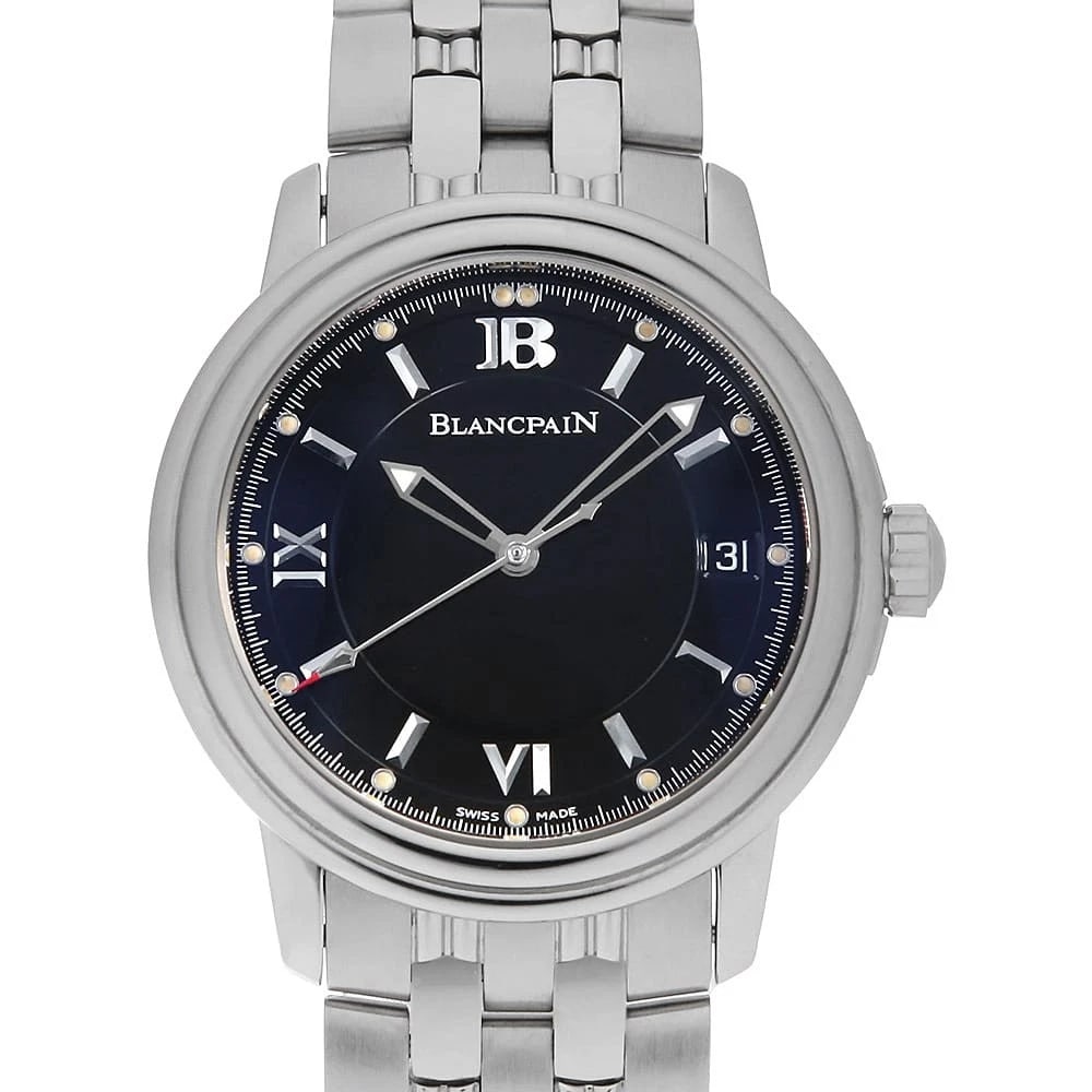 BLANCPAIN LEMAN ULTRA SLIM: BLANCPAIN Leman Ultra Slim Brand: BLANCPAIN Type: Wrist watch Material: Band MaterialStainless Steel, Case MaterialStainless Steel Color: Black Size: Case:W38mm Circumference of Wrist:18cm 