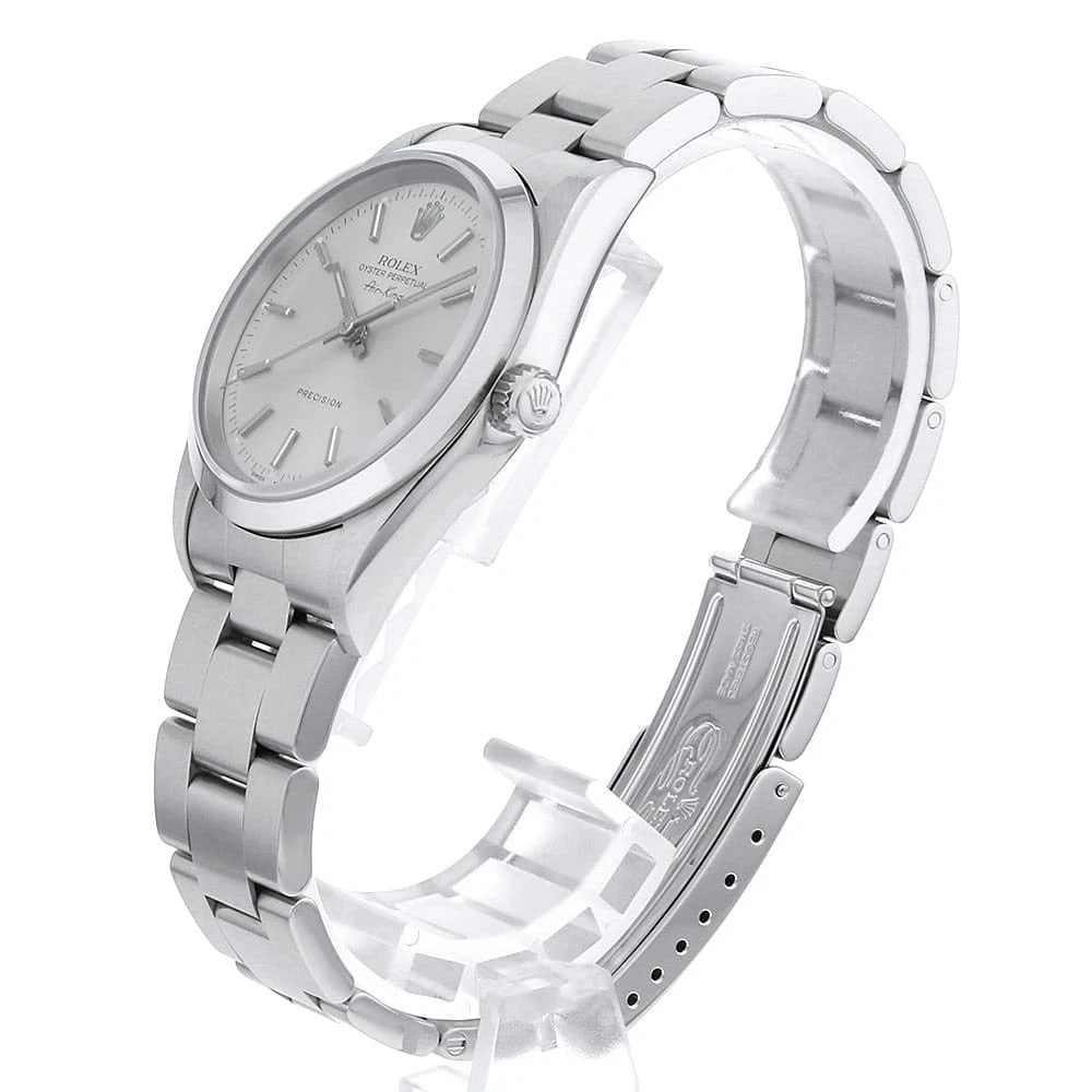 ROLEX AIR KING SILVER - 2
