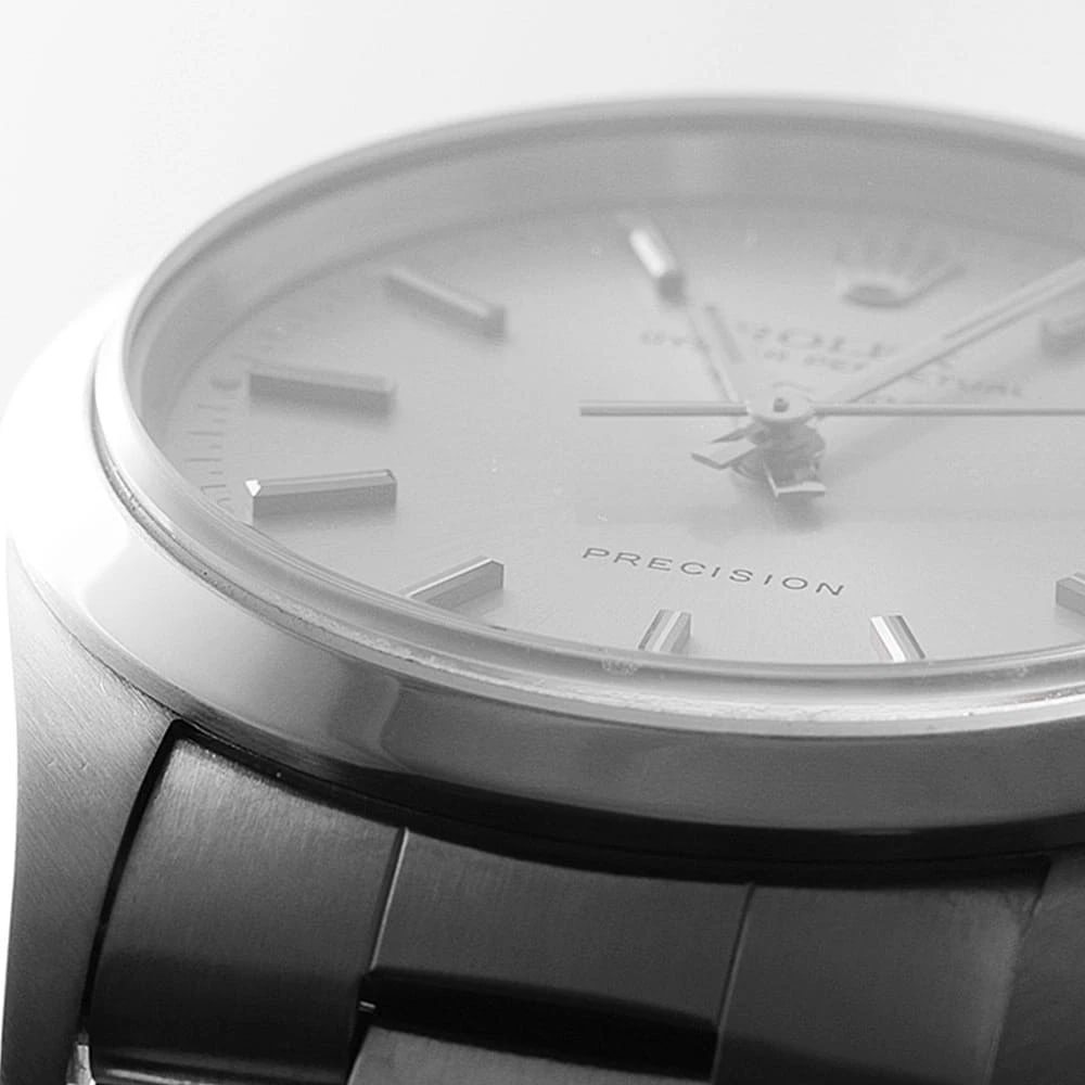 ROLEX AIR KING SILVER - 4