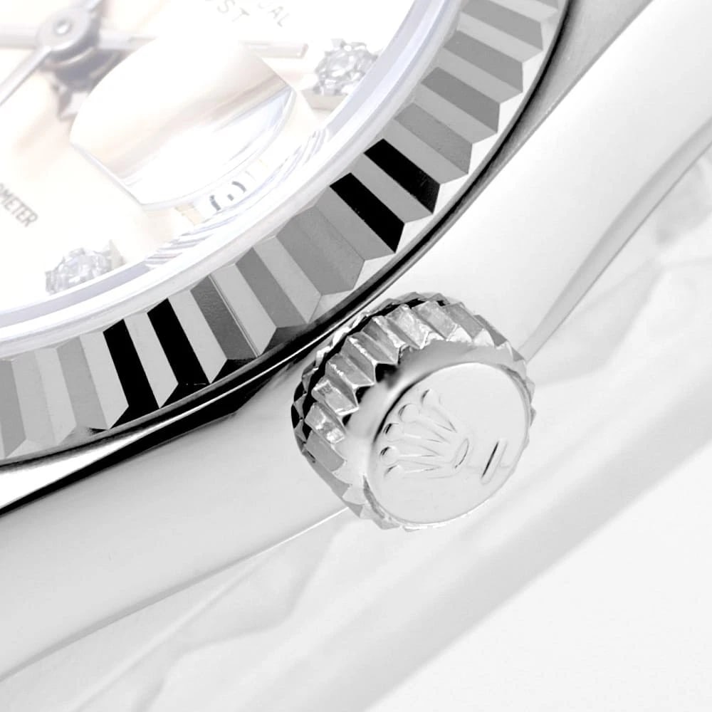 ROLEX DATEJUST DIAMOND SILVER - 5