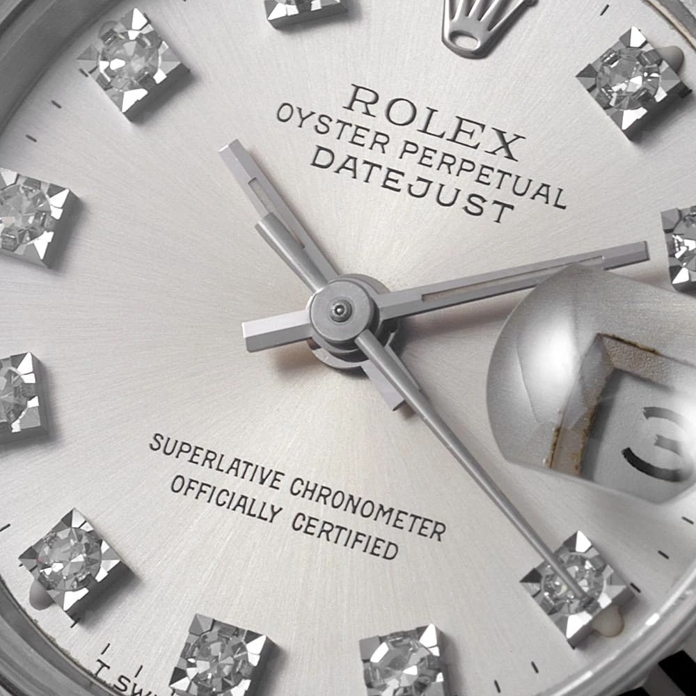 ROLEX DATEJUST DIAMOND SILVER - 6