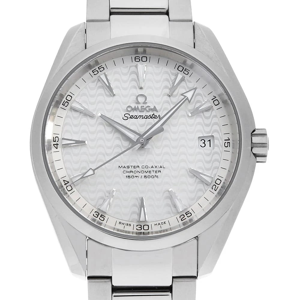 OMEGA SEAMASTER AQUA TERRA CO AXIAL: OMEGA Seamaster Aqua Terra Co Axial Brand: OMEGA Type: Wrist watch Material: Band MaterialStainless Steel, Case MaterialStainless Steel Color: Silver Size: Case:W41.5mm Circumference of