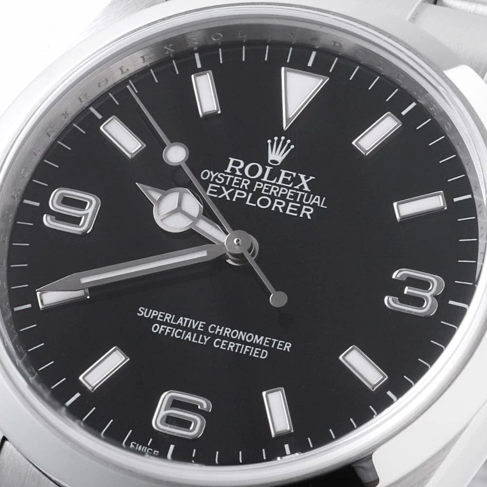 ROLEX EXPLORER BLACK OVERSEAS - 4