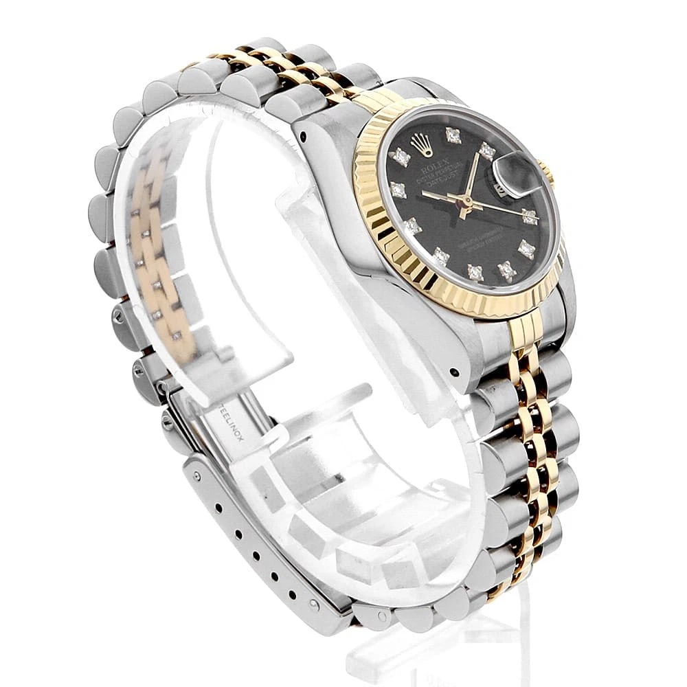 ROLEX DATEJUST DIAMOND BLACK - 3