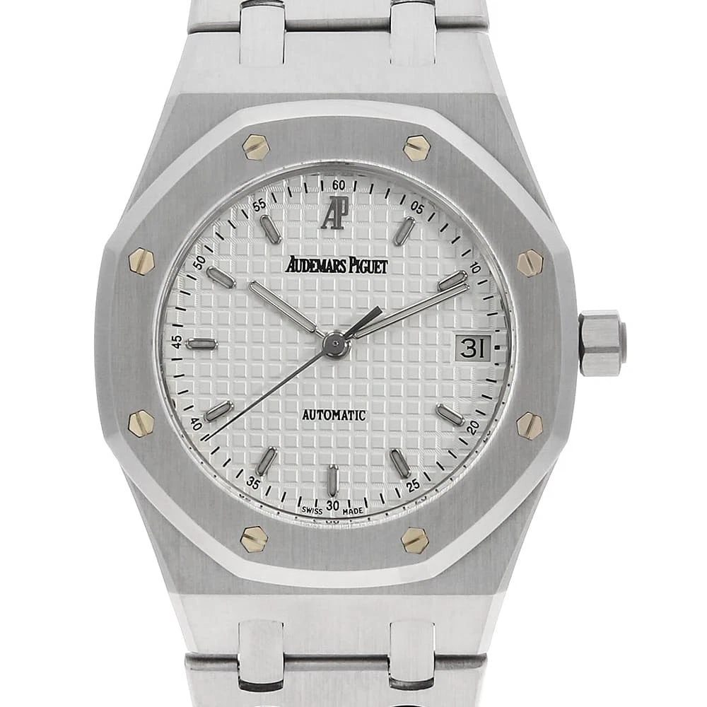 AUDEMARS PIGUET ROYAL OAK: AUDEMARS PIGUET Royal oak Brand: AUDEMARS PIGUET Type: Wrist watch Material: Band MaterialStainless Steel, Case MaterialStainless Steel Color: Silver Size: Case:W36mm Circumference of