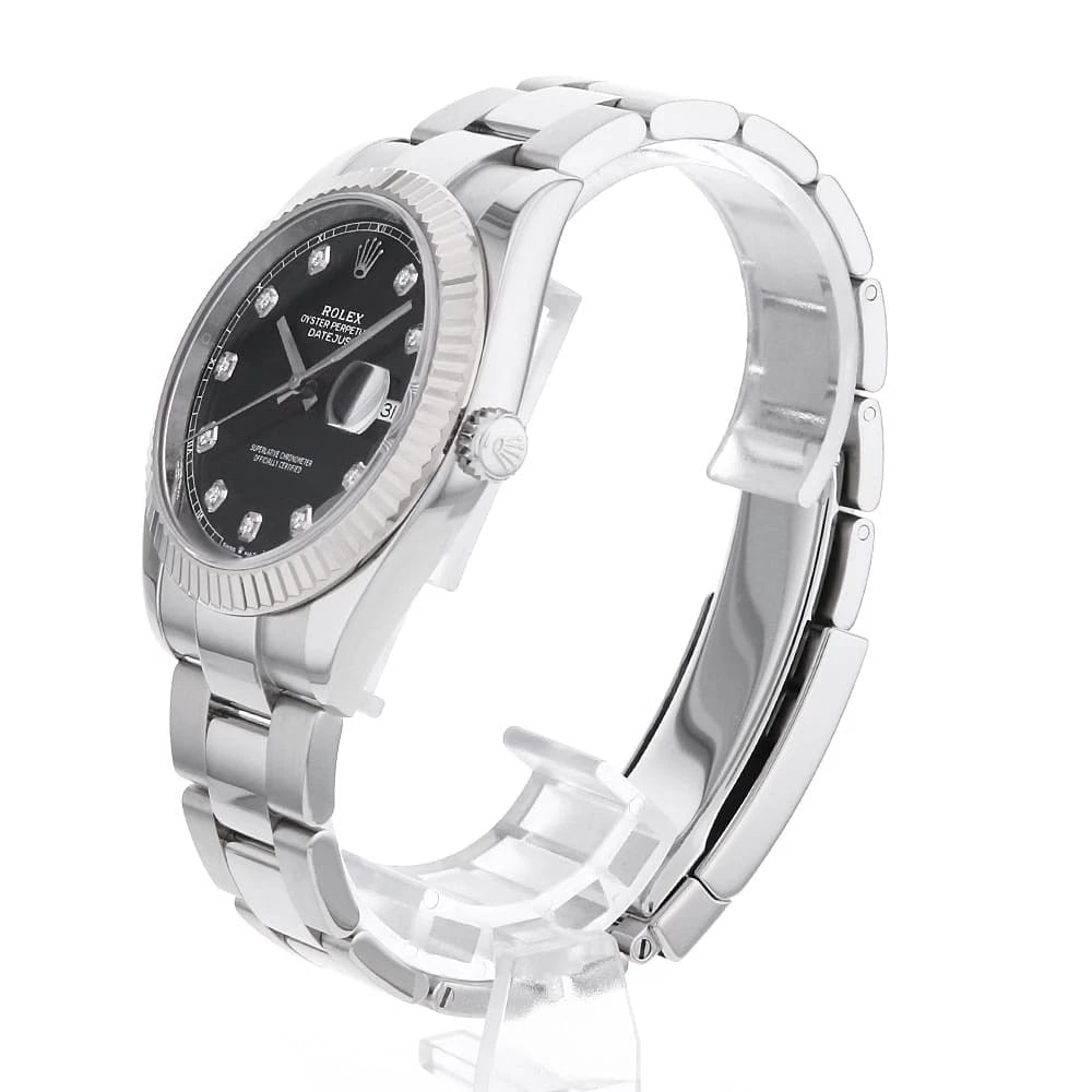 ROLEX DATEJUST DIAMOND BLACK - 2